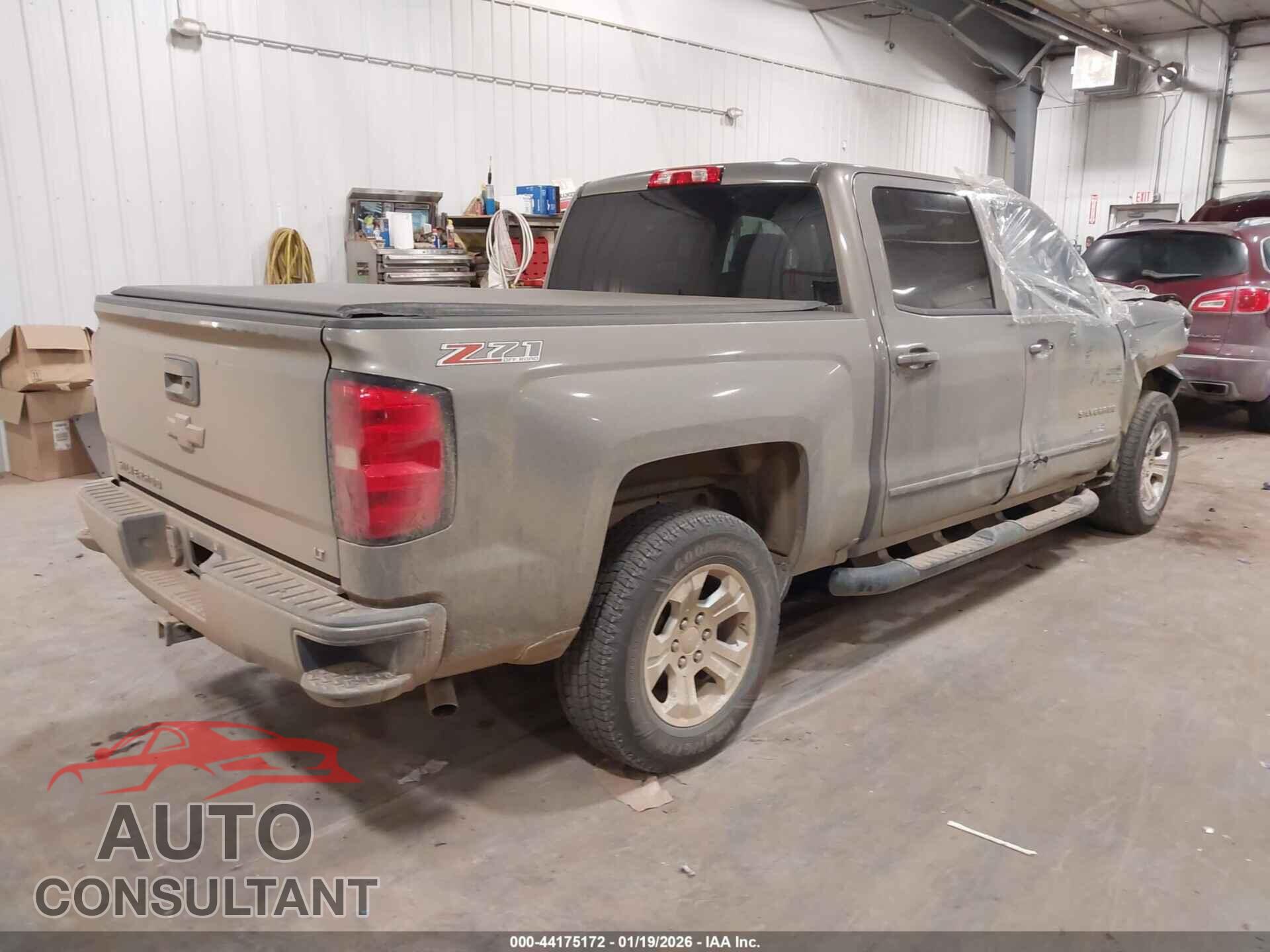 CHEVROLET SILVERADO 1500 2017 - 3GCUKREC3HG216628