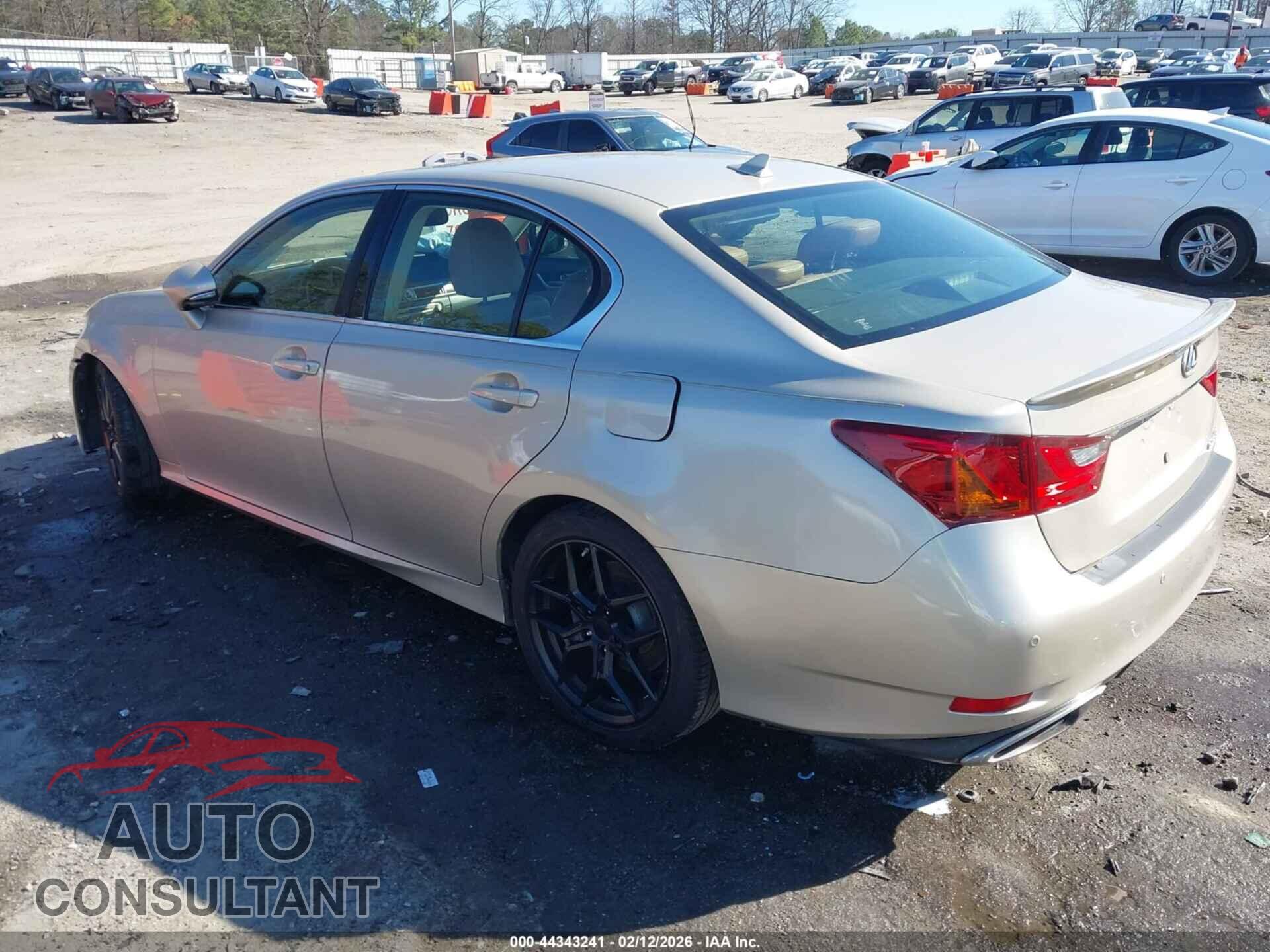 LEXUS GS 350 2013 - JTHBE1BL3D5022444