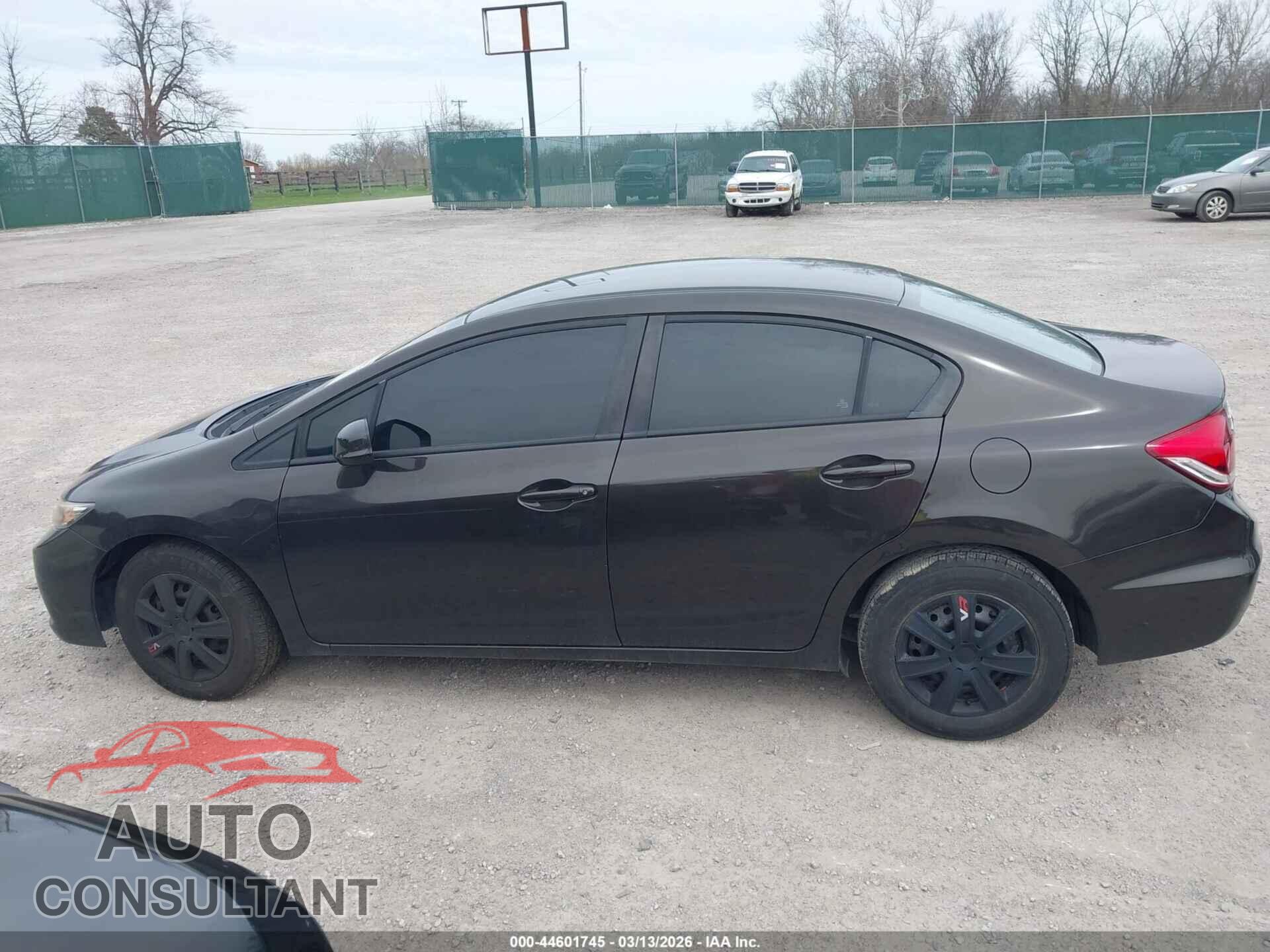 HONDA CIVIC 2013 - 19XFB2F59DE071908