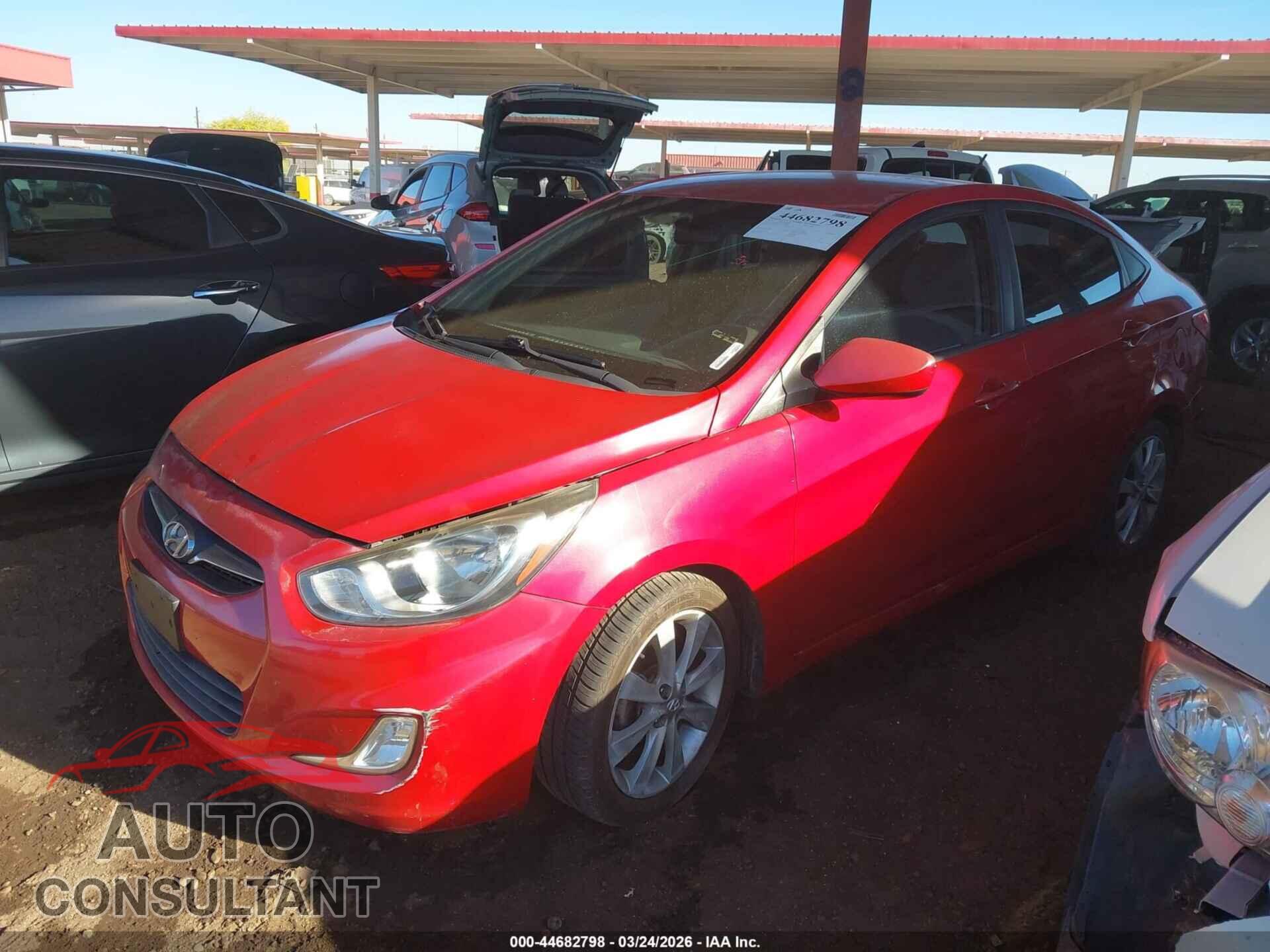 HYUNDAI ACCENT 2012 - KMHCU4AE1CU077052