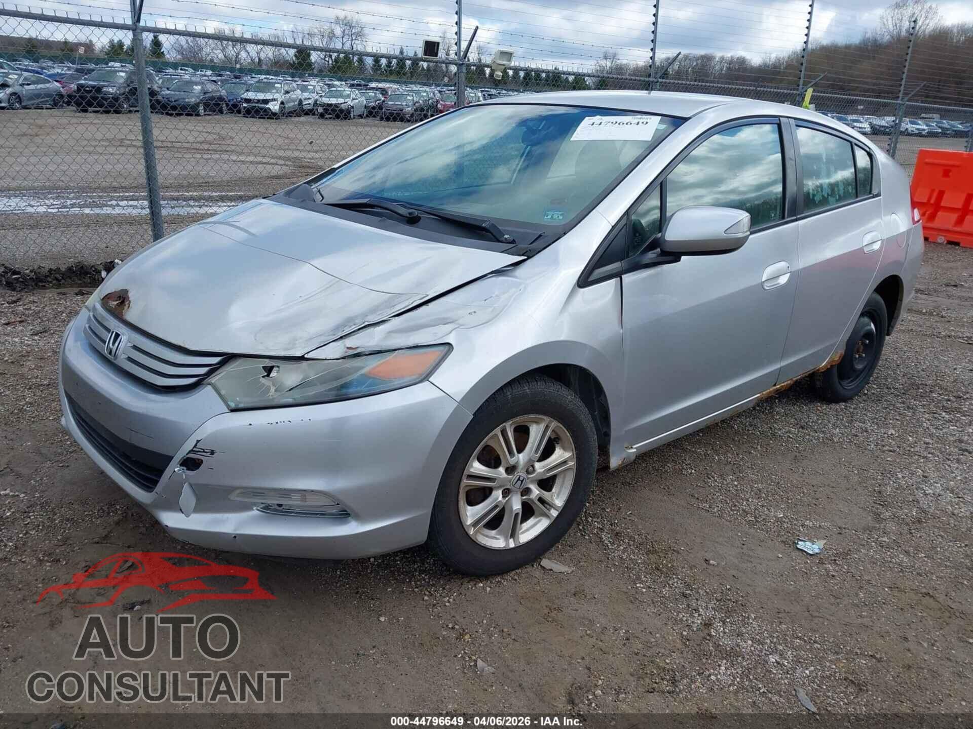 HONDA INSIGHT 2010 - JHMZE2H72AS009745