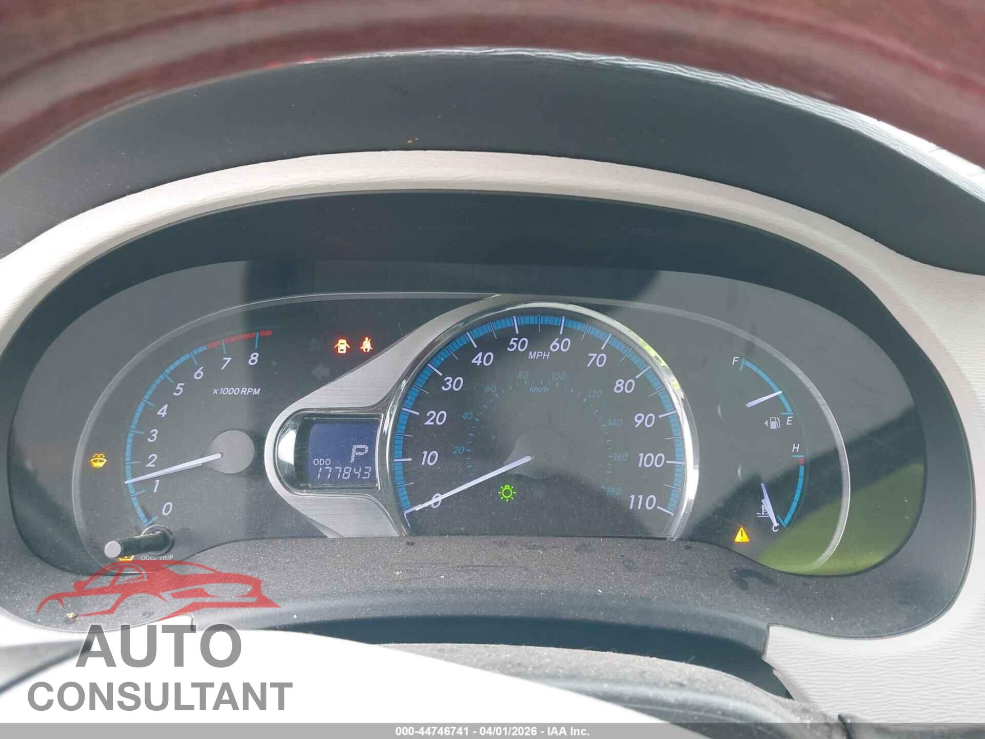 TOYOTA SIENNA 2012 - 5TDYK3DC6CS218593