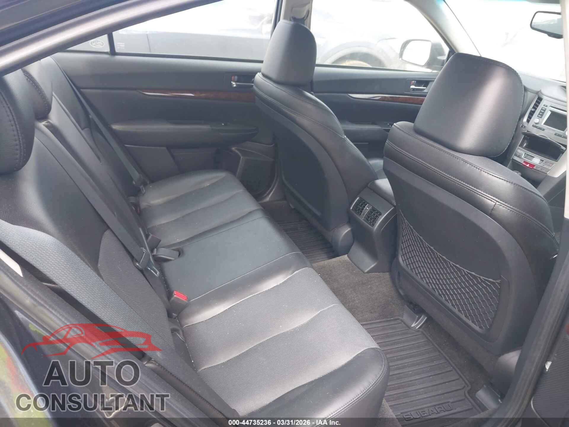 SUBARU LEGACY 2013 - 4S3BMBJ67D3014073