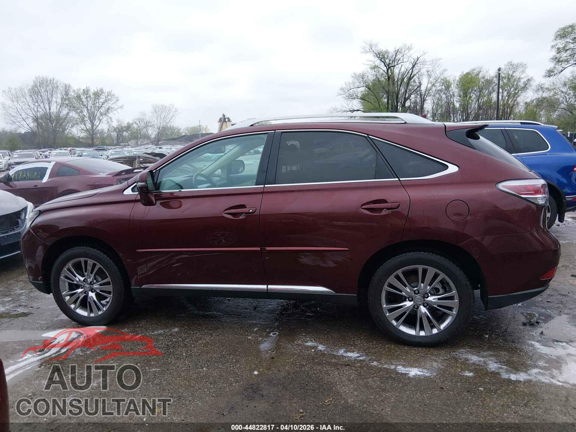 LEXUS RX 350 2013 - 2T2BK1BA0DC205338
