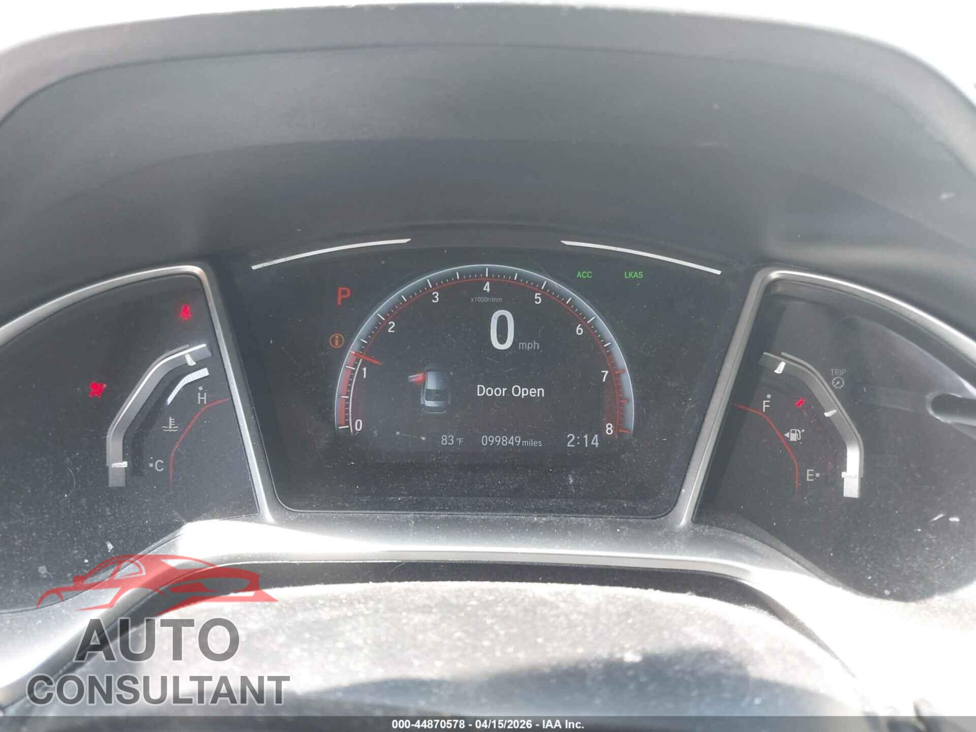 HONDA CIVIC 2021 - 2HGFC2F80MH541076