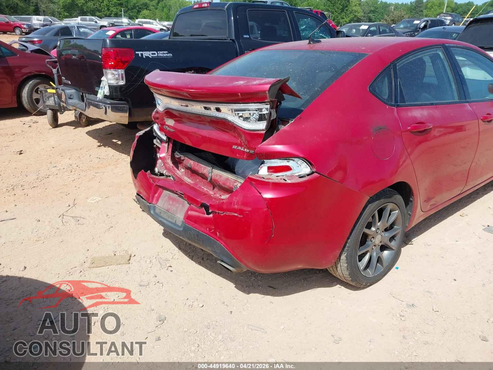 DODGE DART 2013 - 1C3CDFBA1DD336818