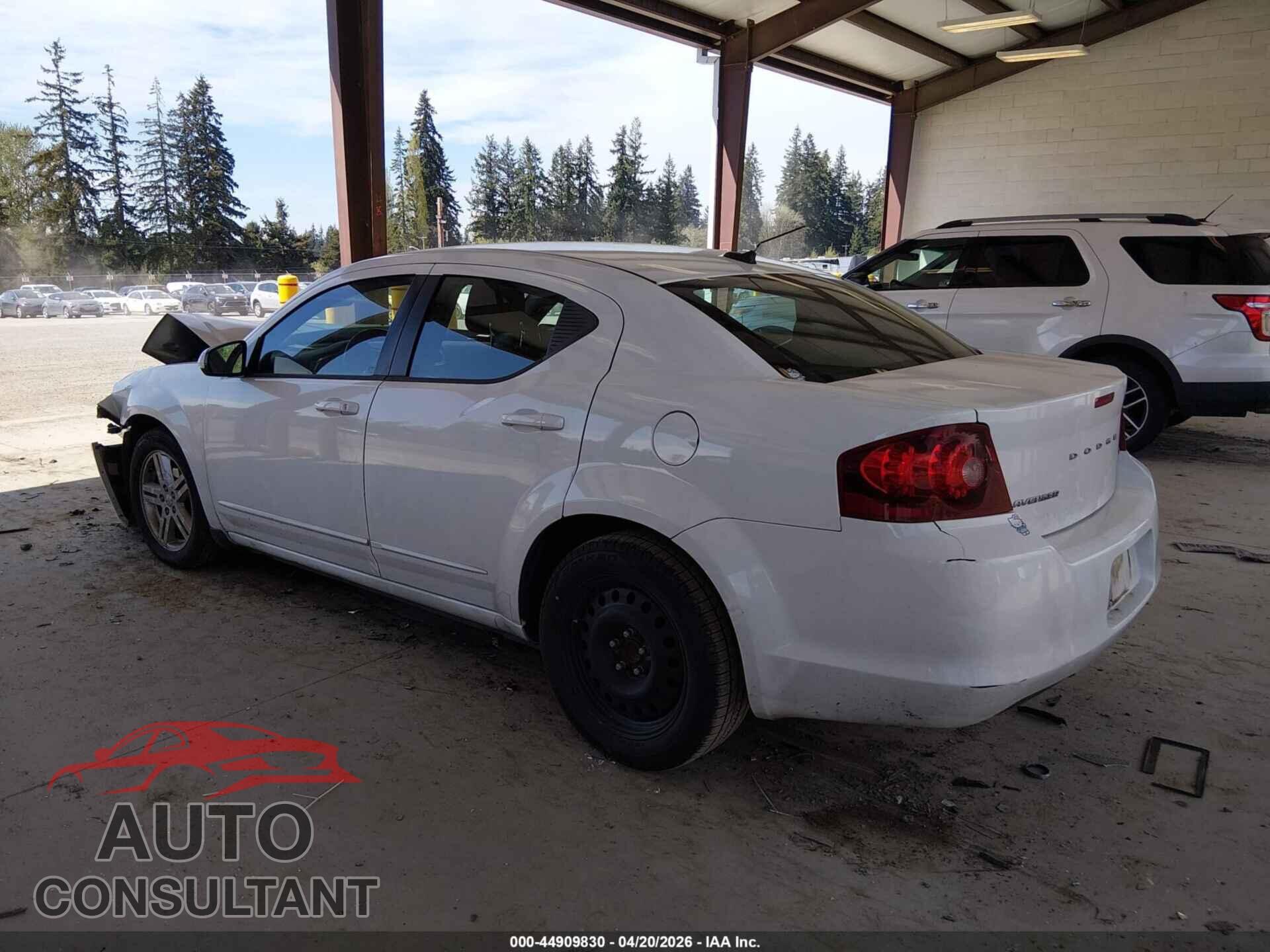DODGE AVENGER 2013 - 1C3CDZCB1DN590399