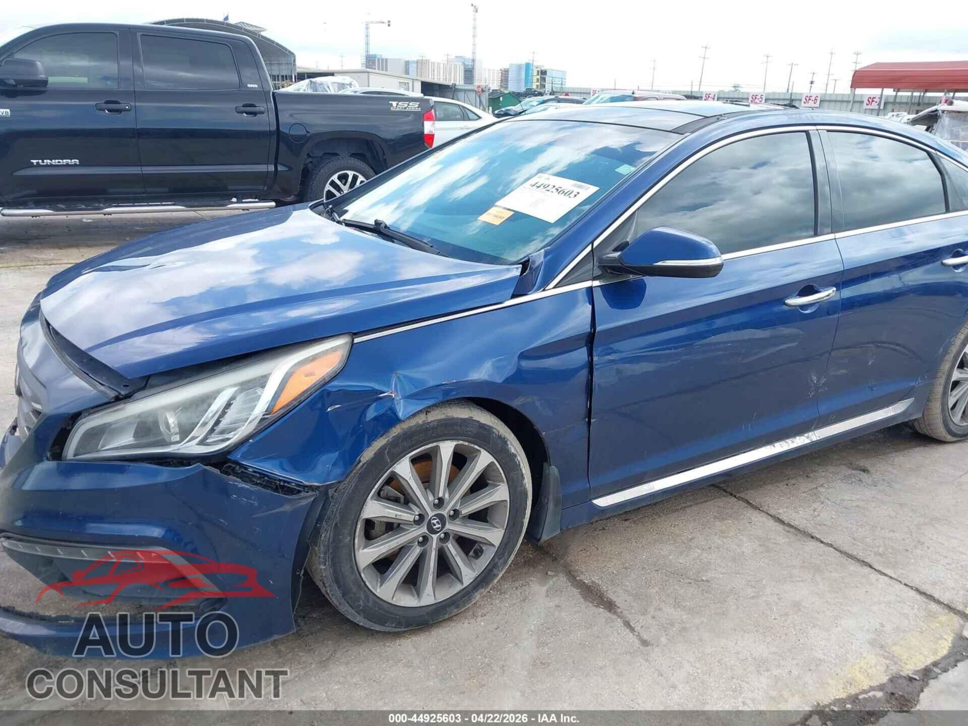 HYUNDAI SONATA 2016 - 5NPE34AF3GH334656