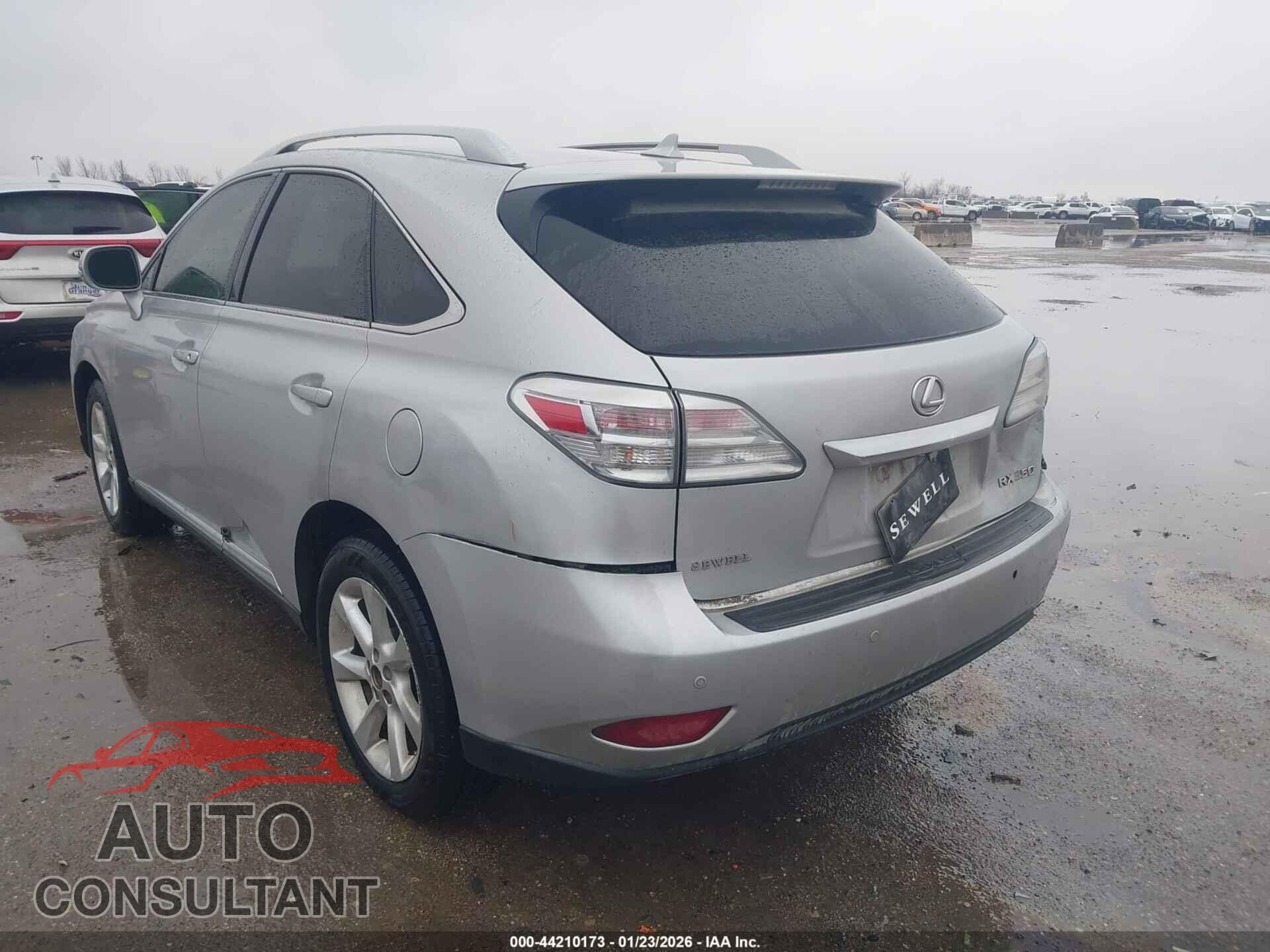 LEXUS RX 350 2011 - 2T2ZK1BAXBC059400