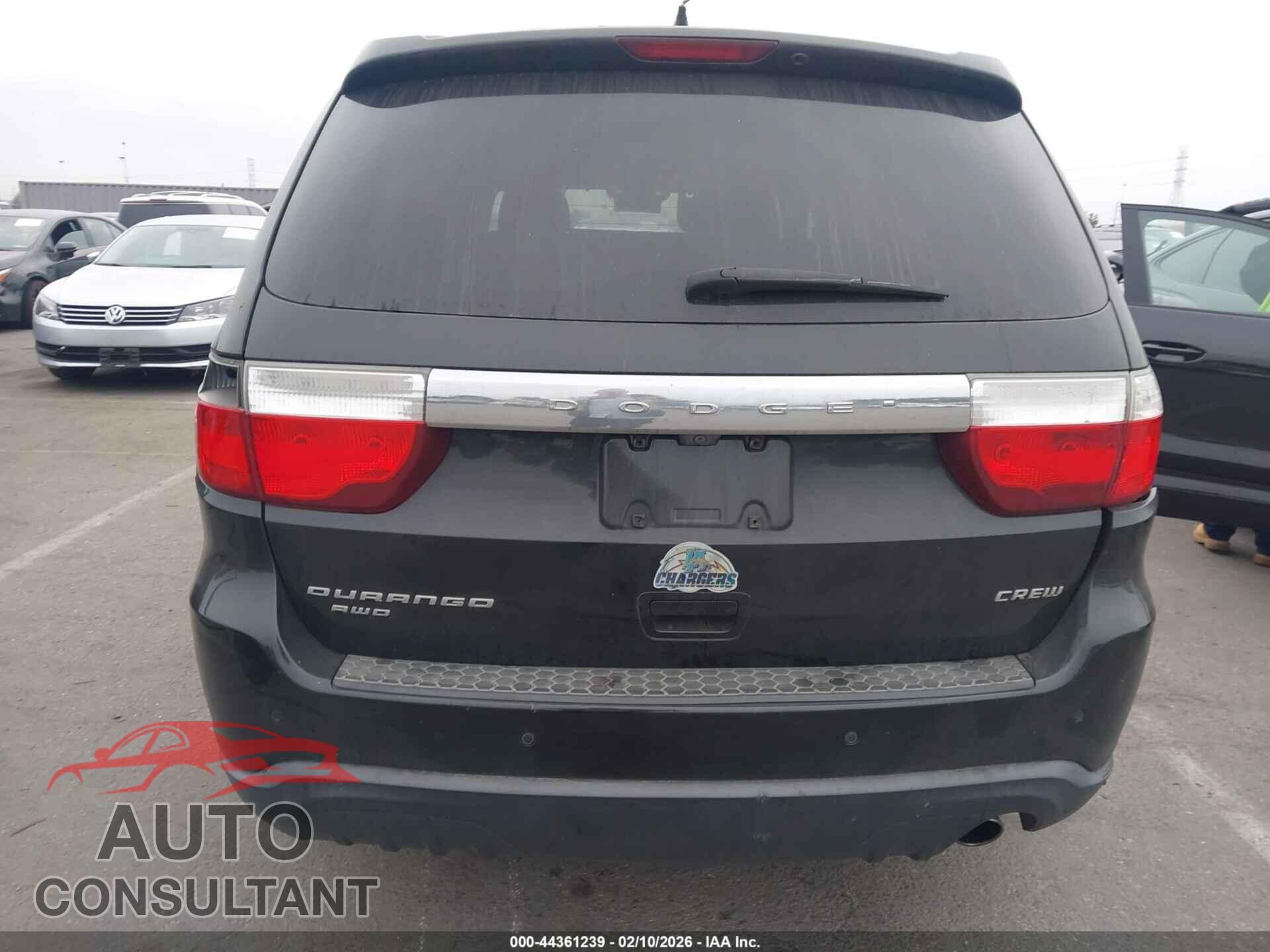 DODGE DURANGO 2012 - 1C4RDJDGXCC277010