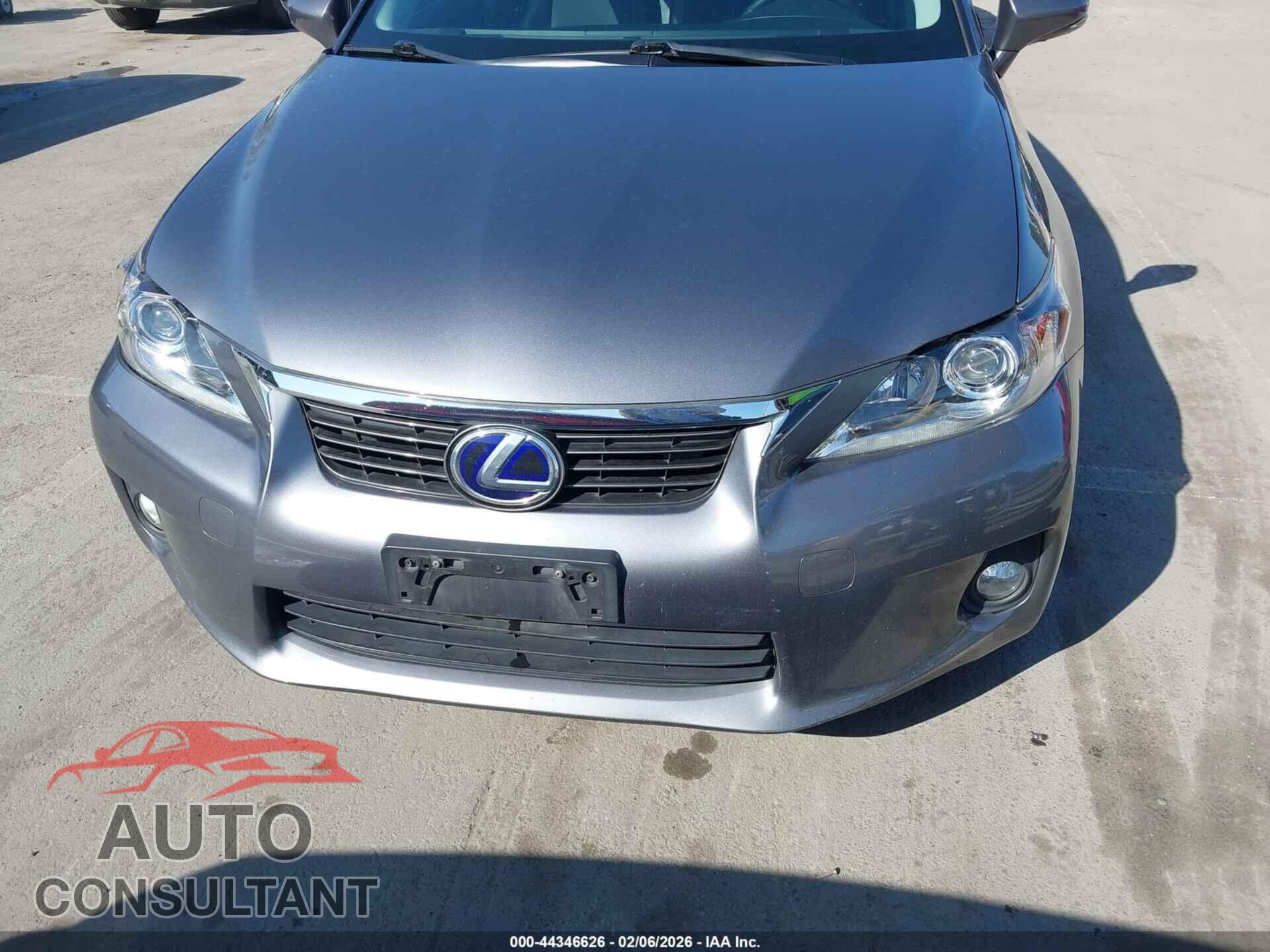 LEXUS CT 200H 2013 - JTHKD5BH1D2171359