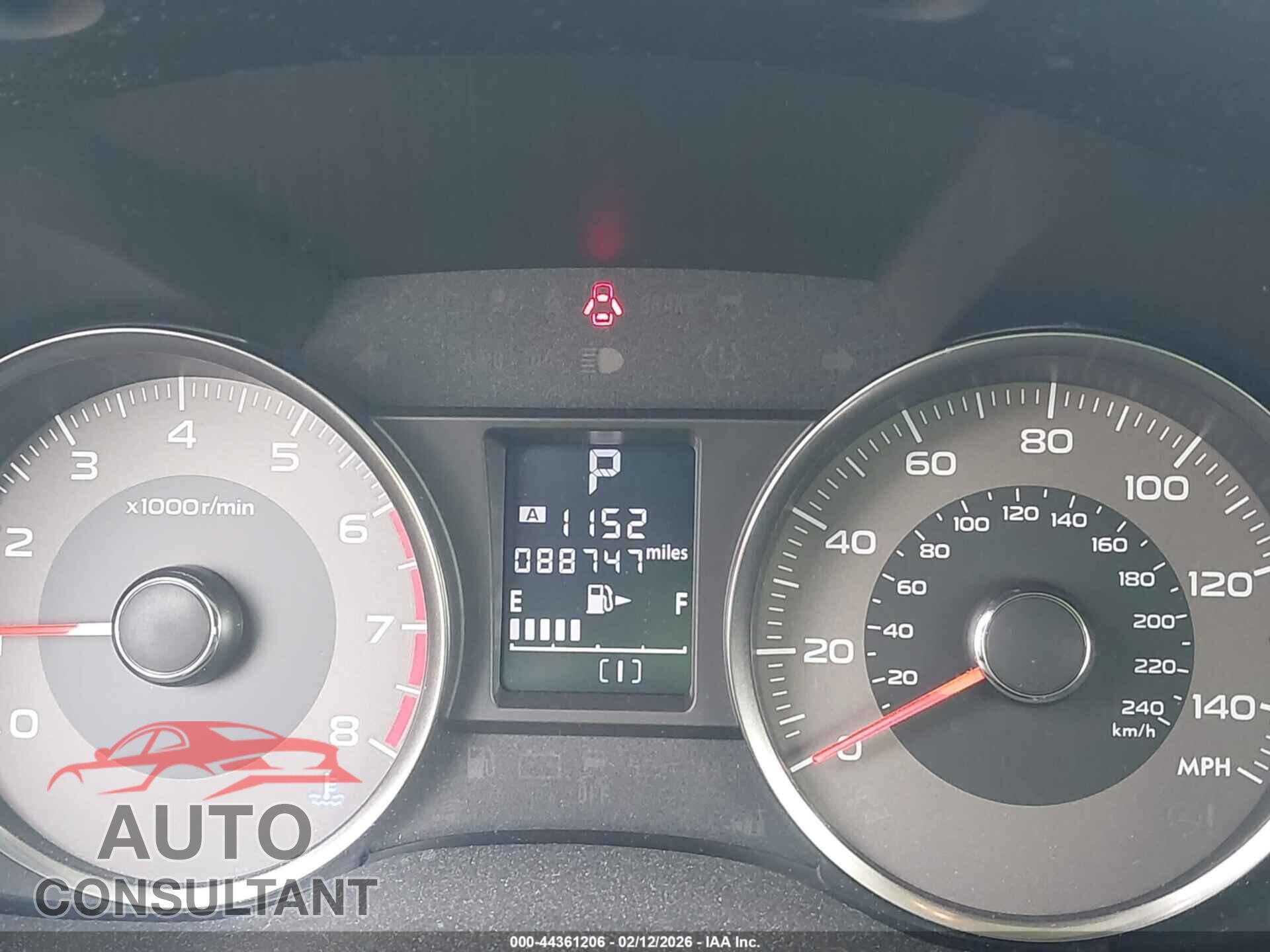 SUBARU FORESTER 2014 - JF2SJGDC4EH493596