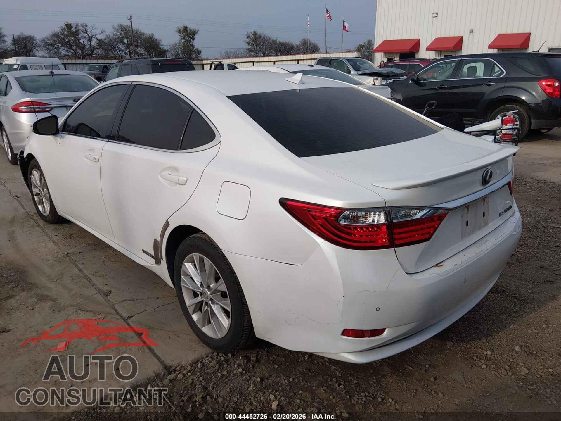 LEXUS ES 300H 2014 - JTHBW1GG2E2074174
