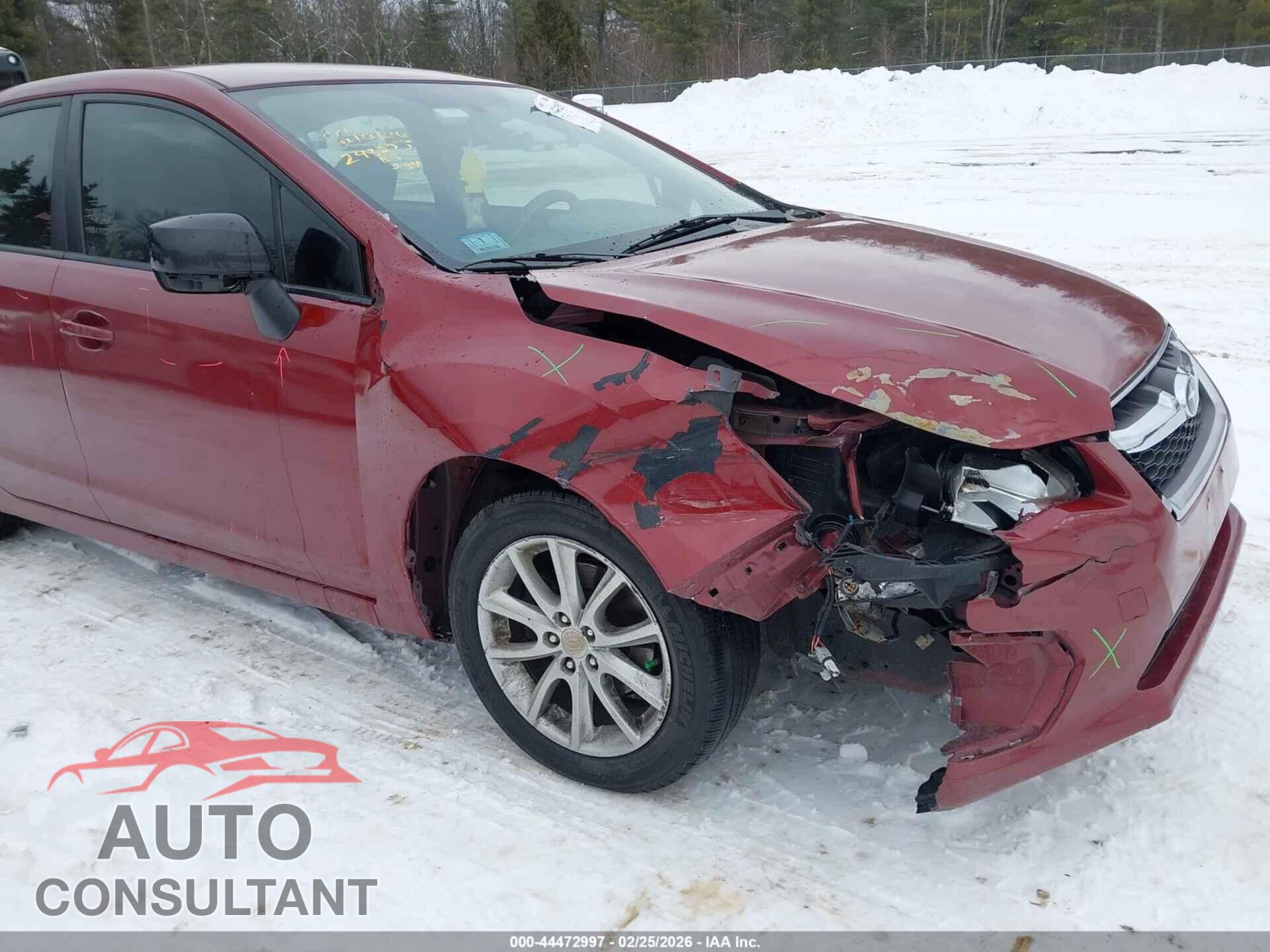 SUBARU IMPREZA 2012 - JF1GJAC66CH012831