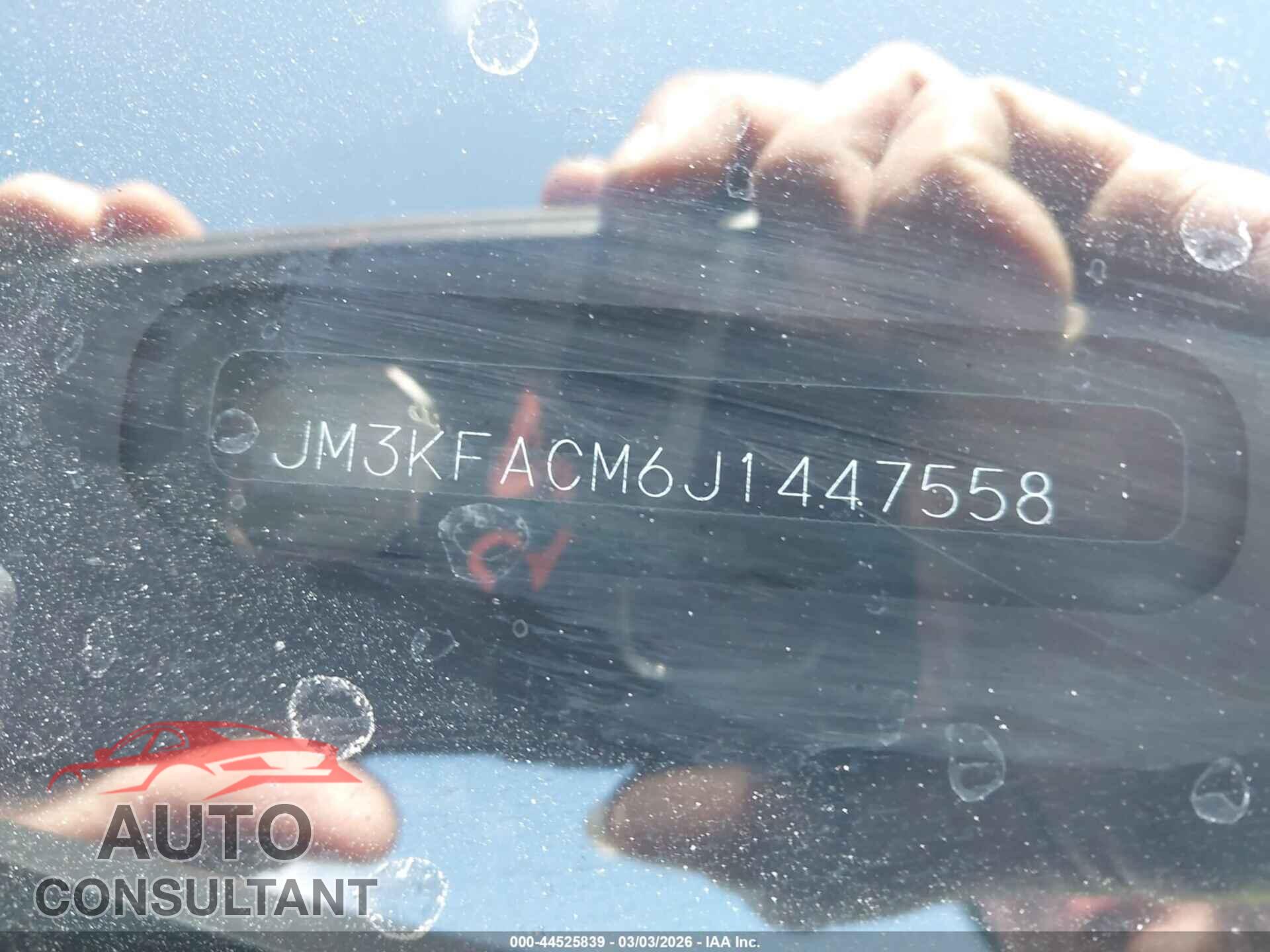 MAZDA CX-5 2018 - JM3KFACM6J1447558