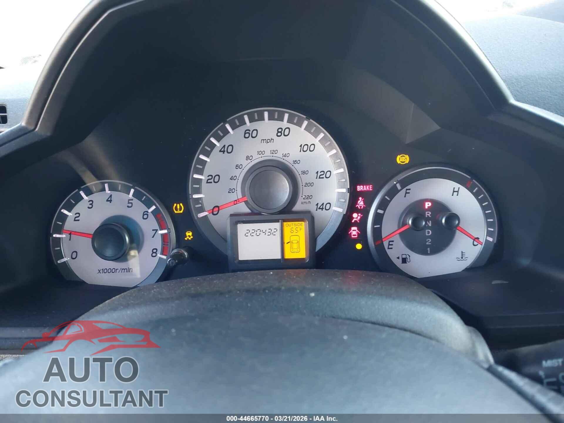 HONDA PILOT 2012 - 5FNYF3H76CB006850