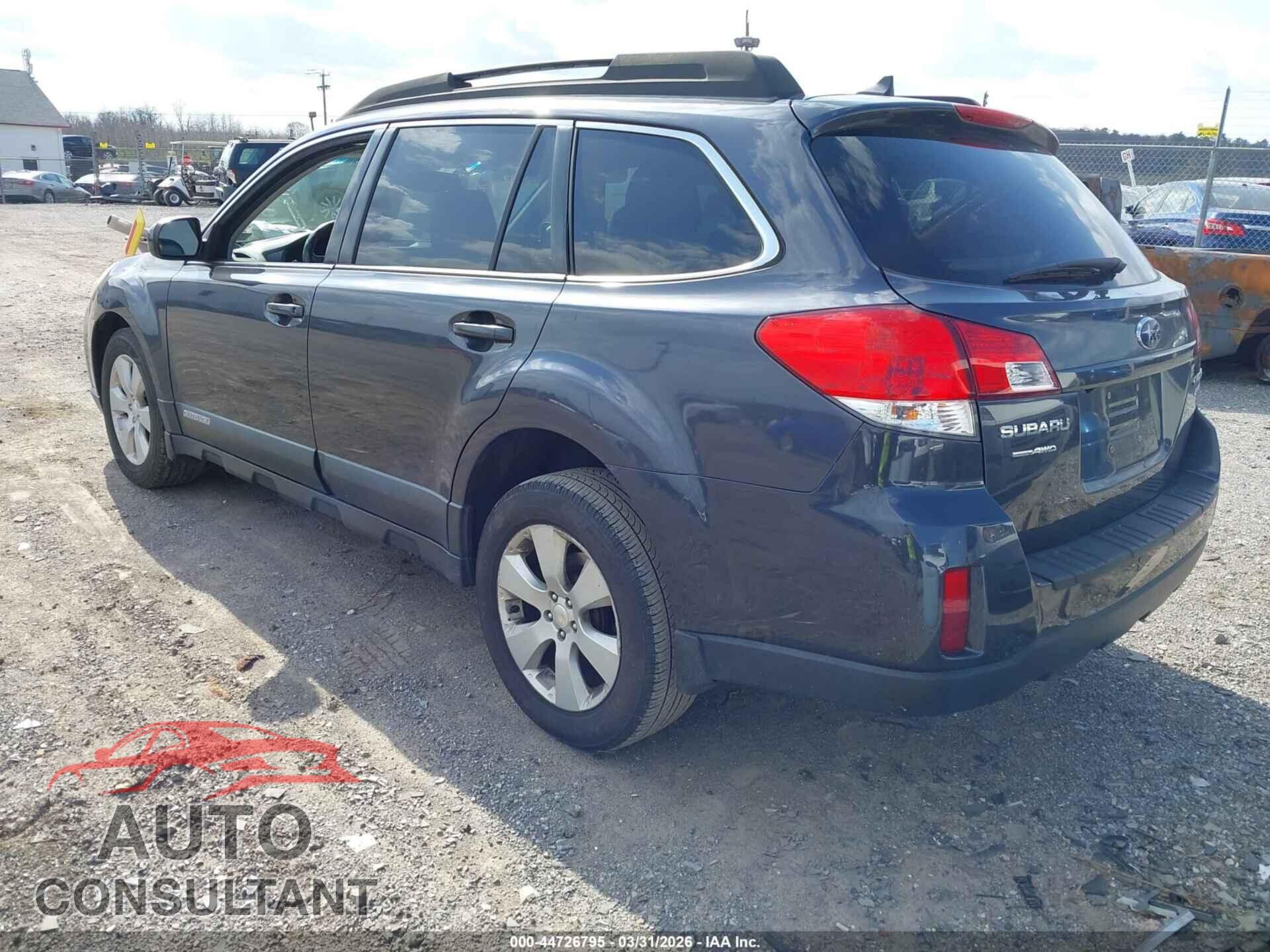 SUBARU OUTBACK 2011 - 4S4BRBKC3B3325398