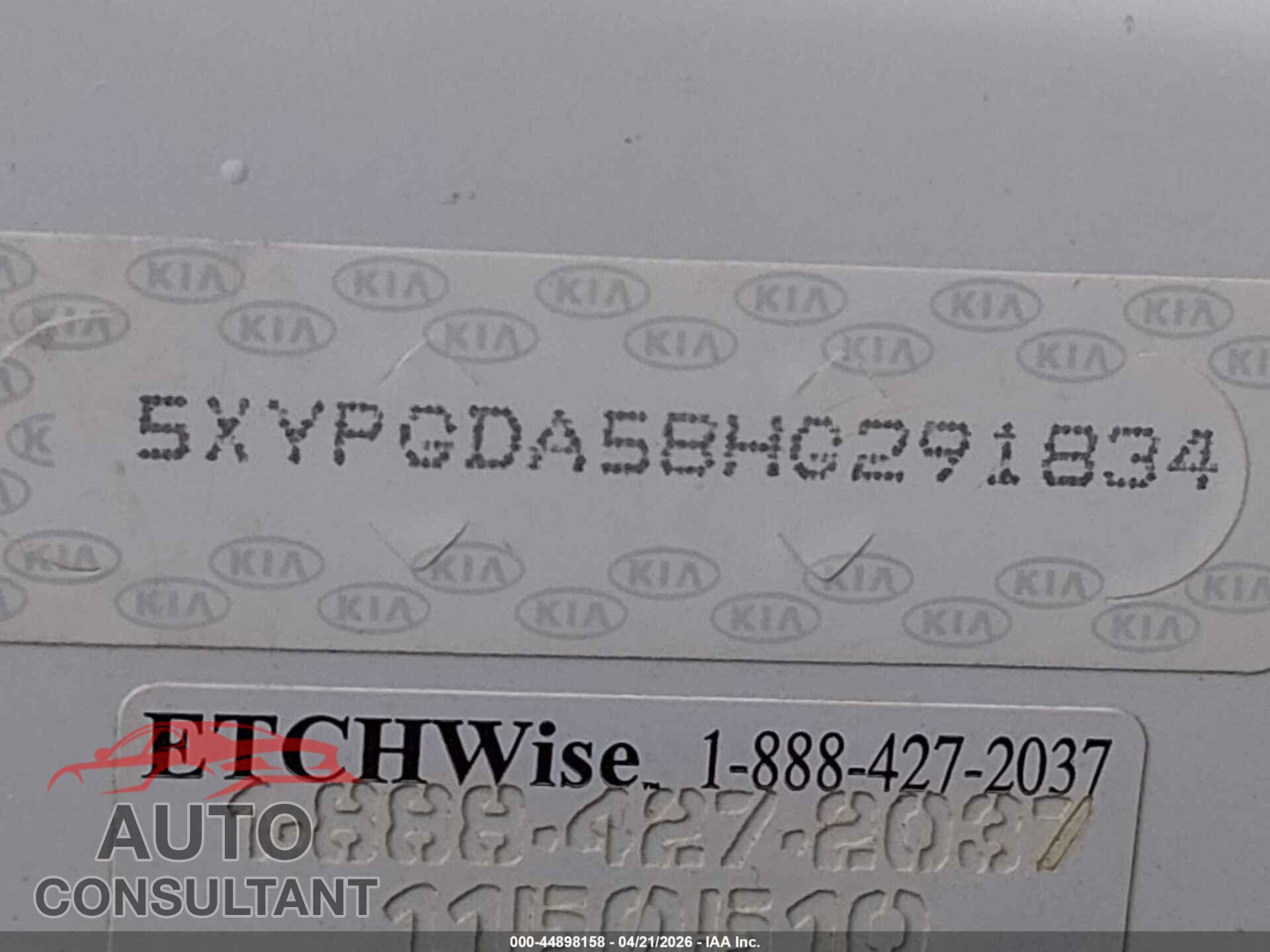 KIA SORENTO 2017 - 5XYPGDA58HG291834