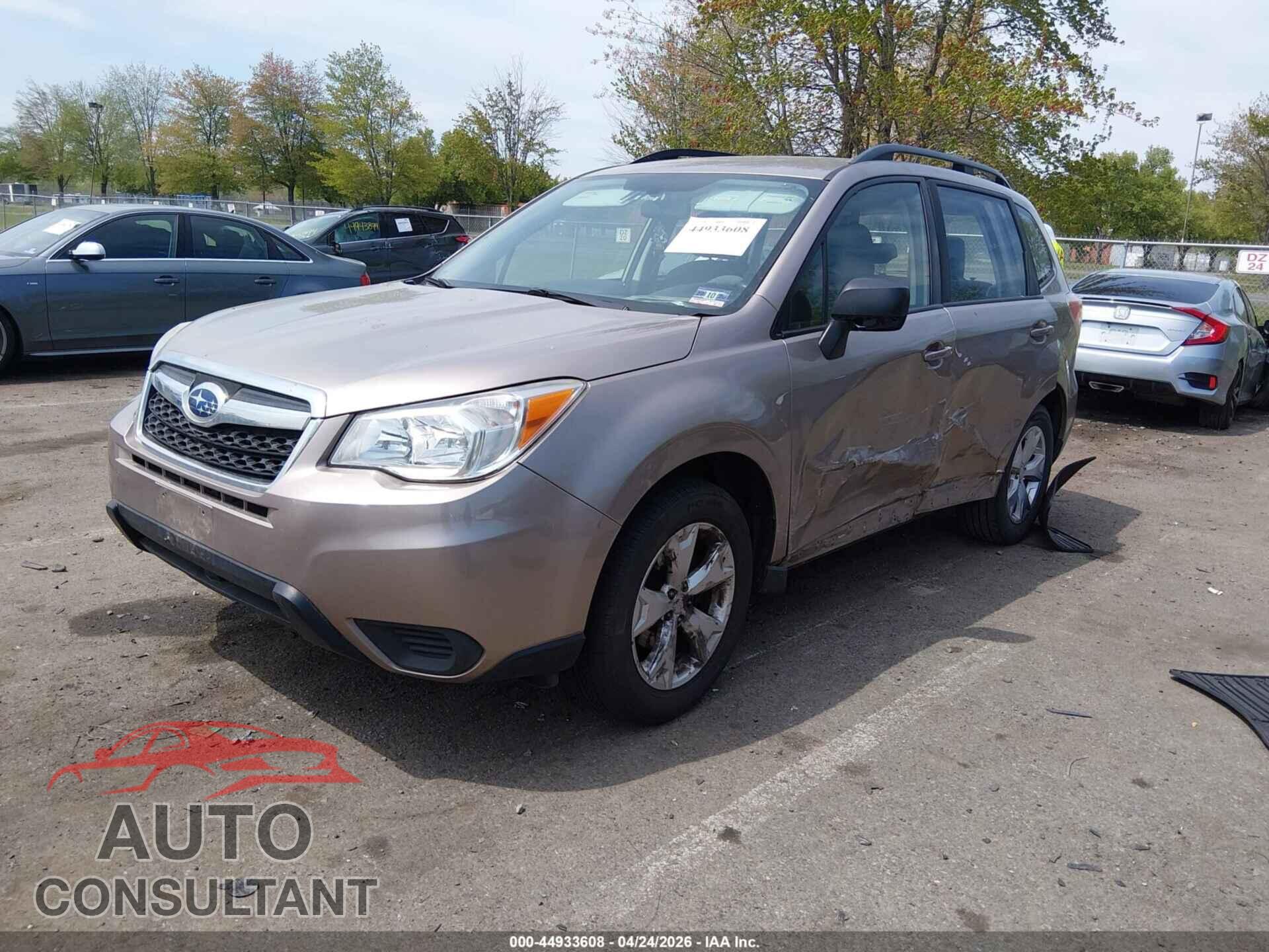 SUBARU FORESTER 2015 - JF2SJABC5FH465582