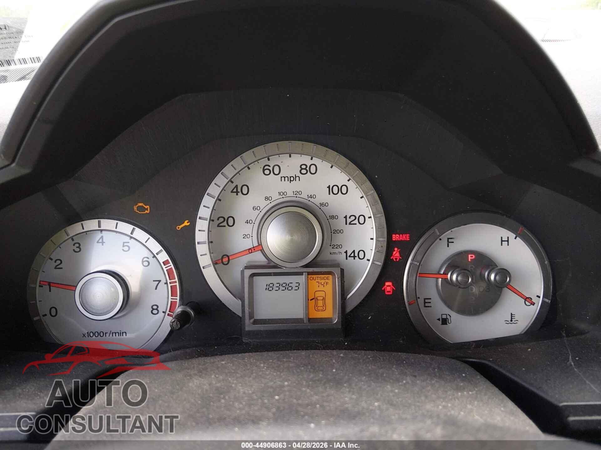 HONDA PILOT 2011 - 5FNYF4H4XBB086597