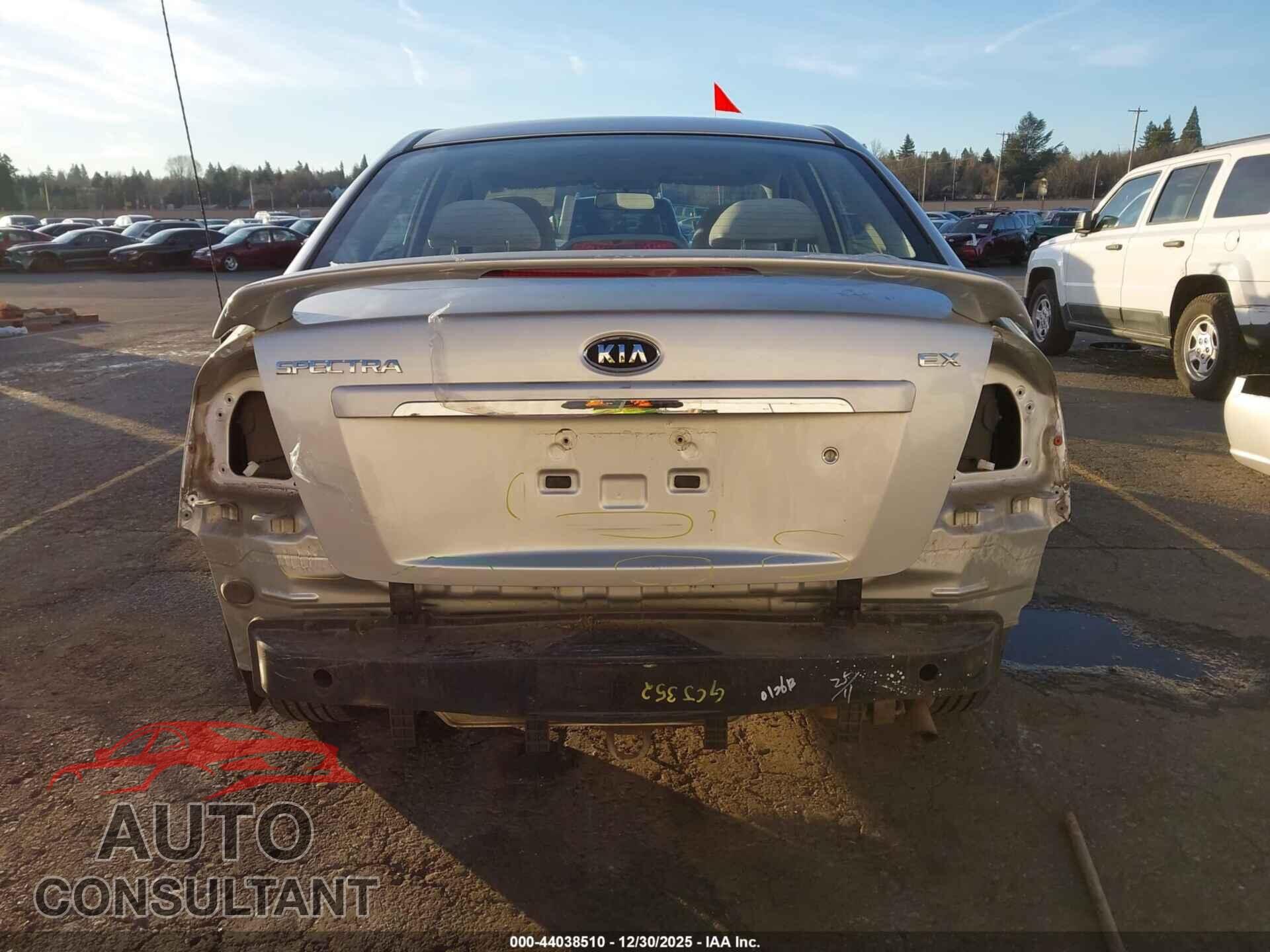 KIA SPECTRA 2009 - KNAFE222995661626