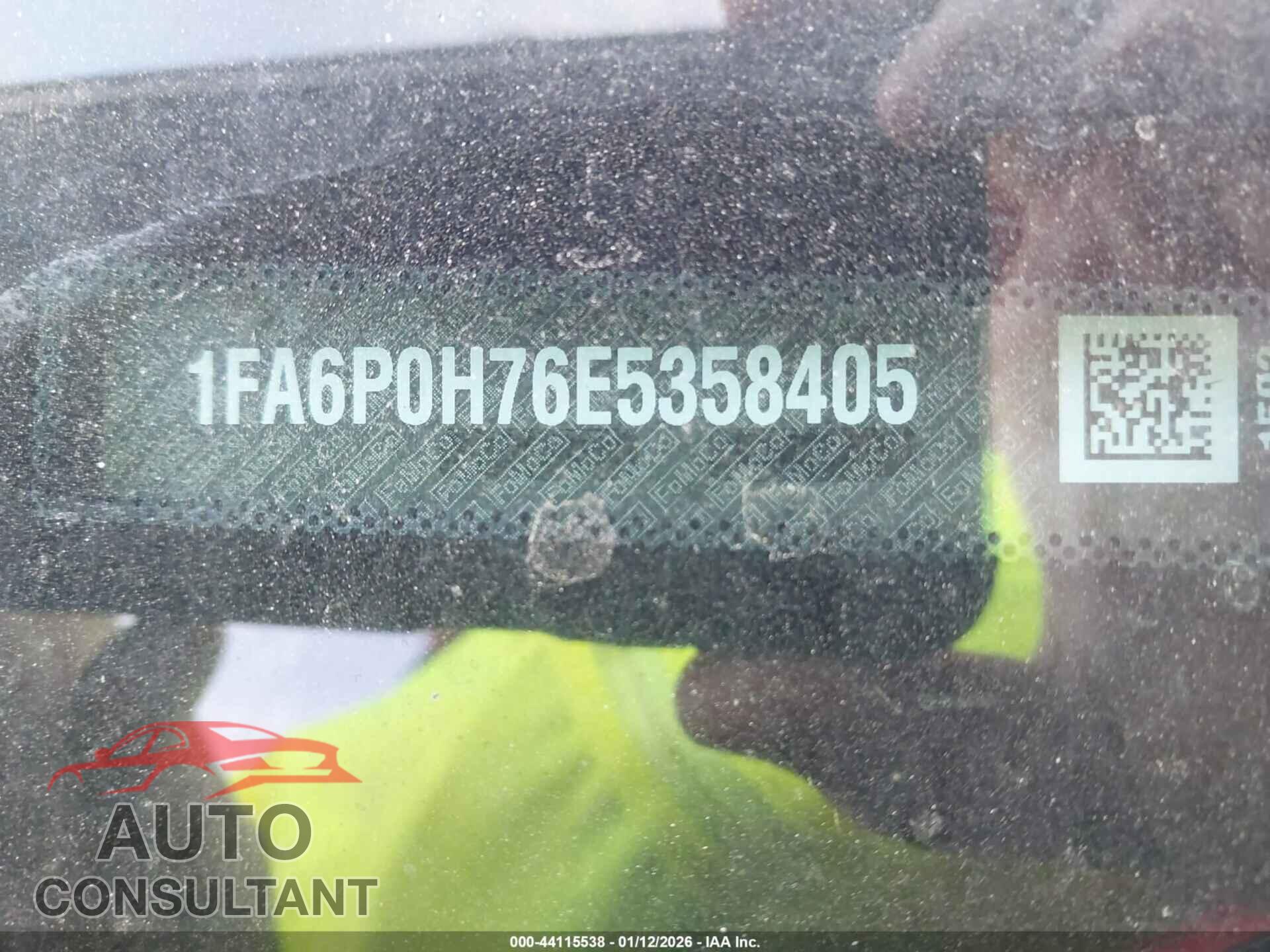 FORD FUSION 2014 - 1FA6P0H76E5358405