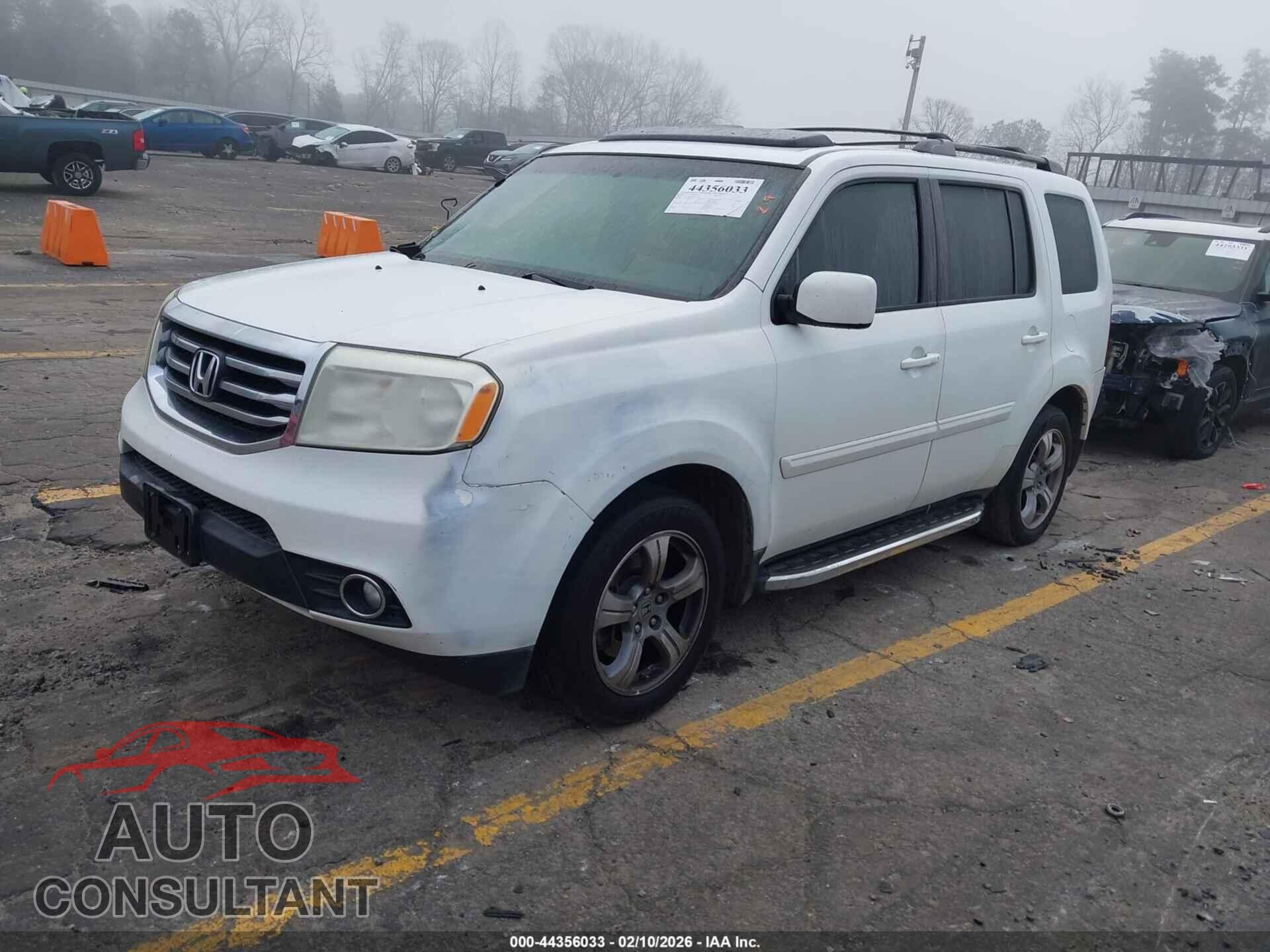 HONDA PILOT 2012 - 5FNYF3H51CB014739