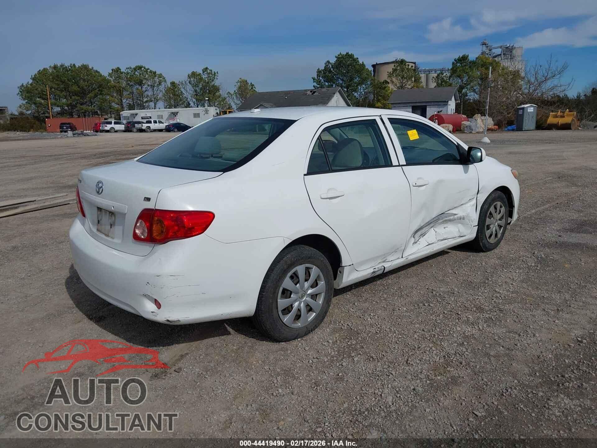 TOYOTA COROLLA 2009 - JTDBL40E699082828