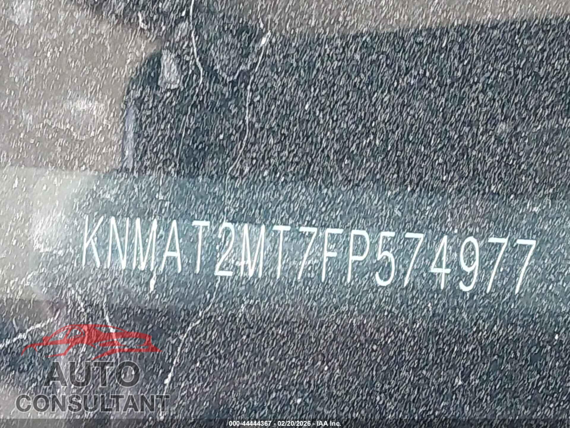 NISSAN ROGUE 2015 - KNMAT2MT7FP574977