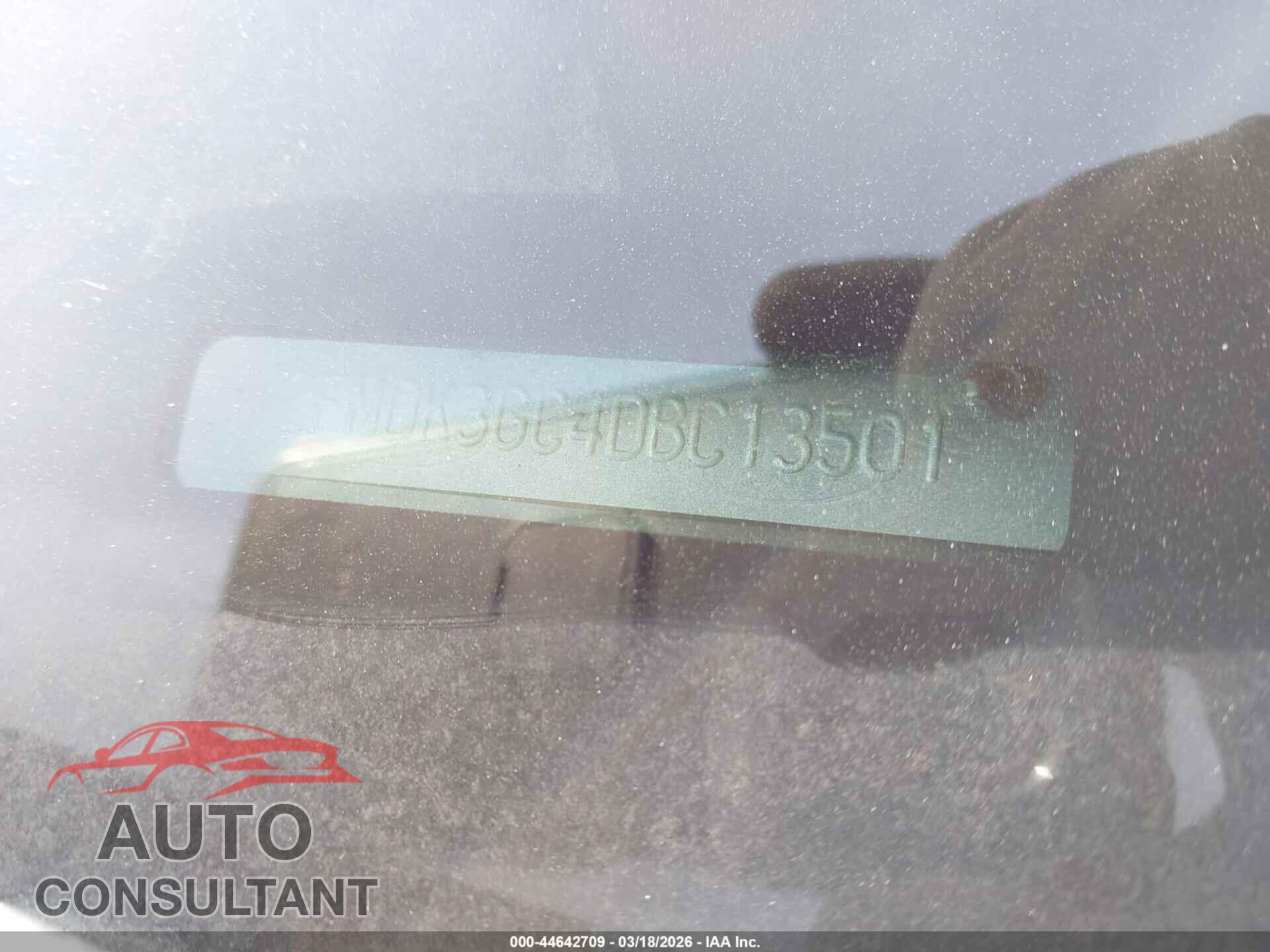 FORD EDGE 2013 - 2FMDK3GC4DBC13501