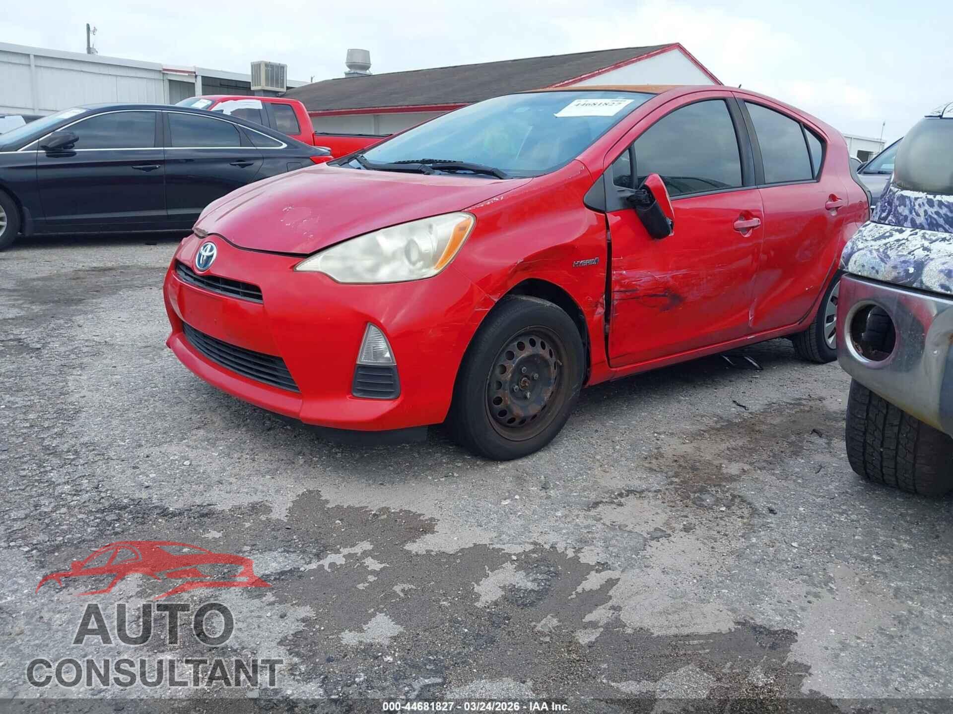 TOYOTA PRIUS C 2012 - JTDKDTB36C1518733