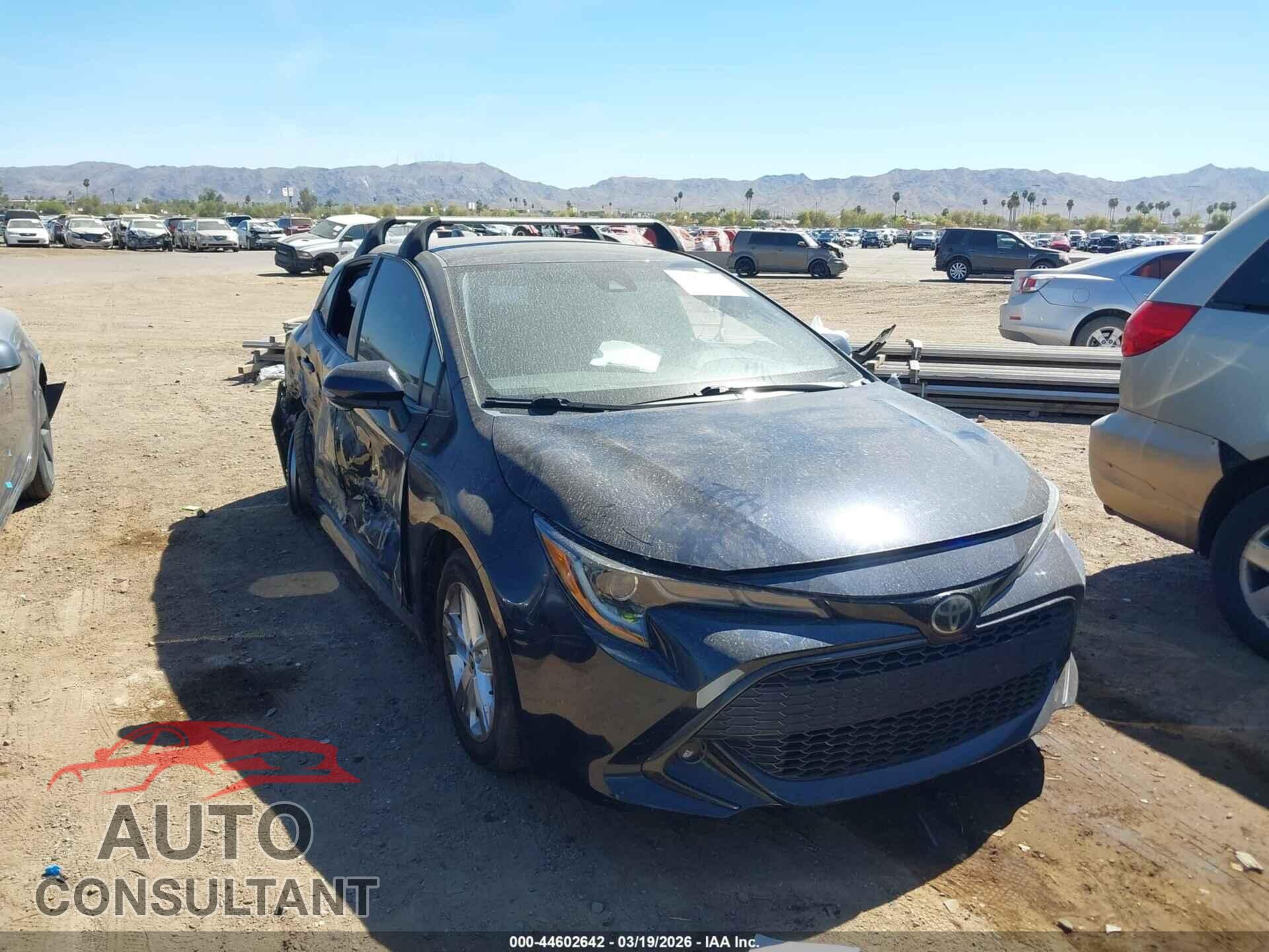 TOYOTA COROLLA 2021 - JTNB4MBE7M3126076