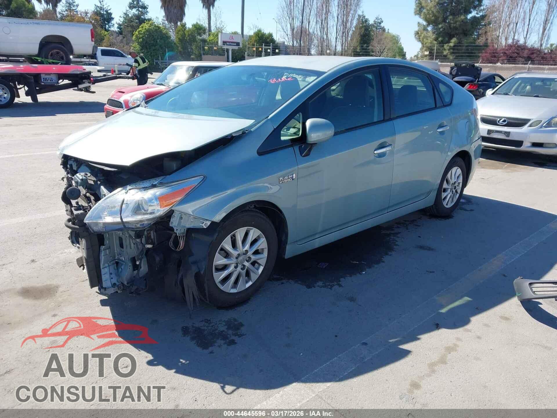 TOYOTA PRIUS PLUG-IN 2013 - JTDKN3DP8D3035375
