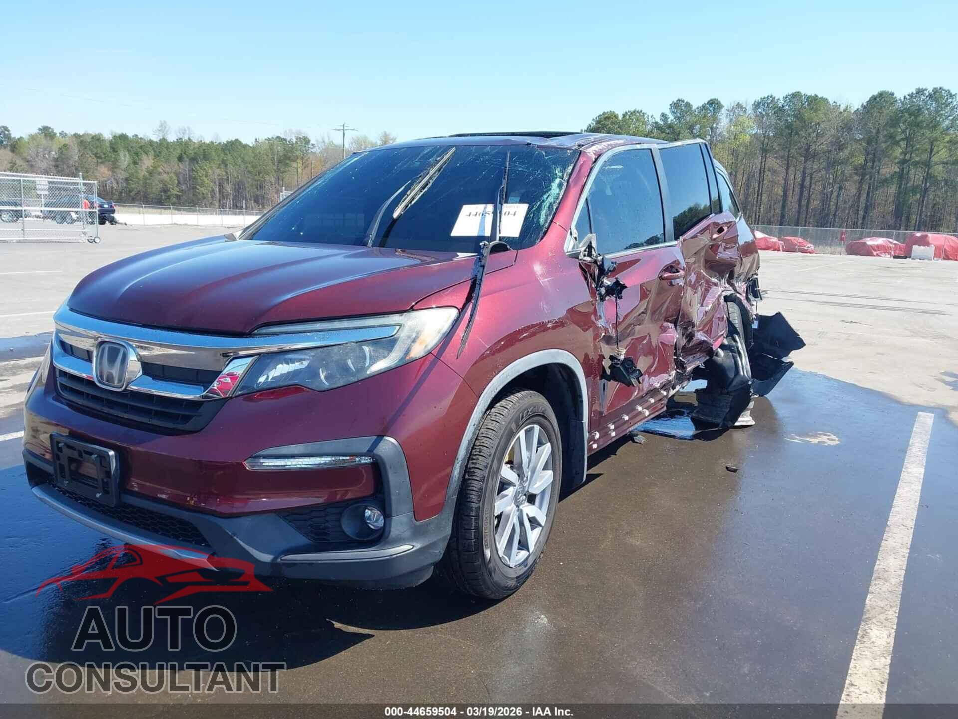 HONDA PILOT 2019 - 5FNYF5H59KB041357