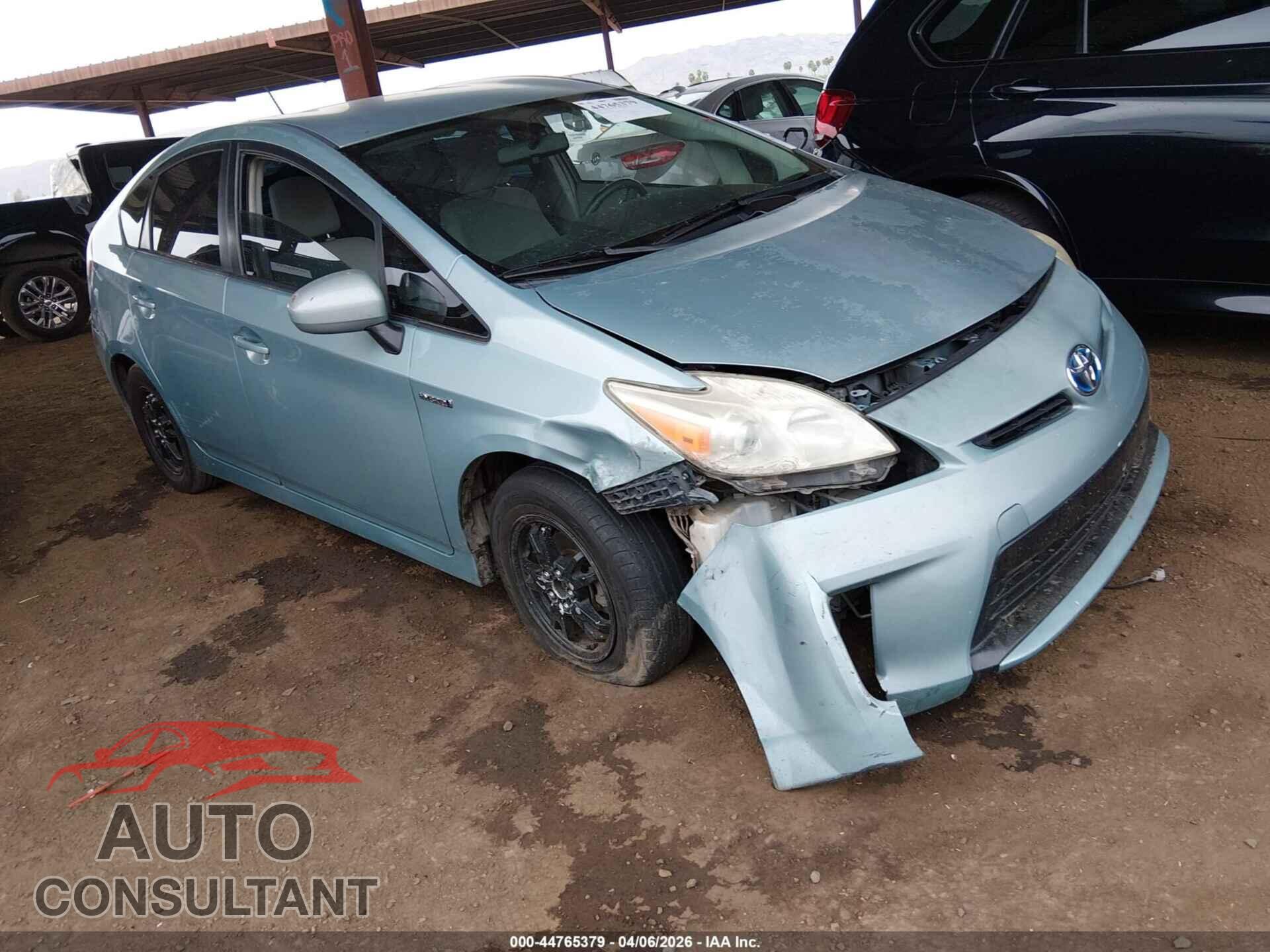 TOYOTA PRIUS 2013 - JTDKN3DU6D5653644