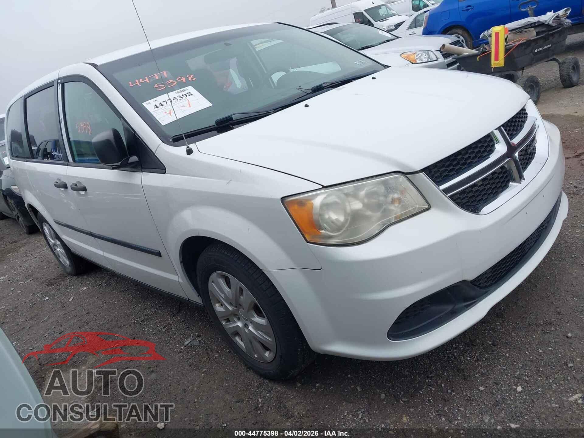 DODGE GRAND CARAVAN 2014 - 2C4RDGBGXER450945