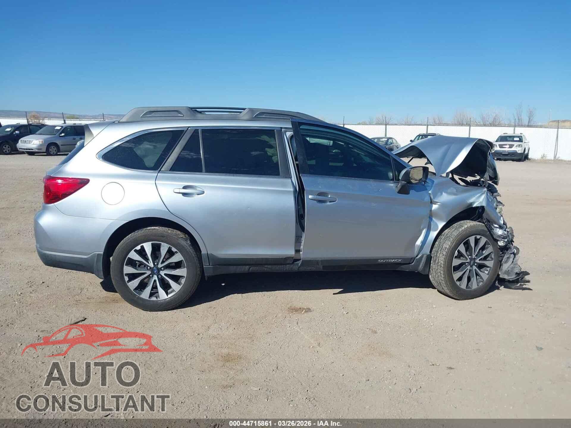 SUBARU OUTBACK 2016 - 4S4BSBNC6G3361318
