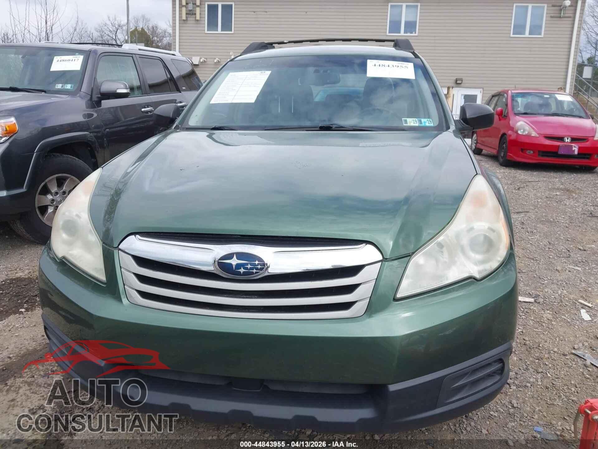 SUBARU OUTBACK 2011 - 4S4BRCAC2B3379749