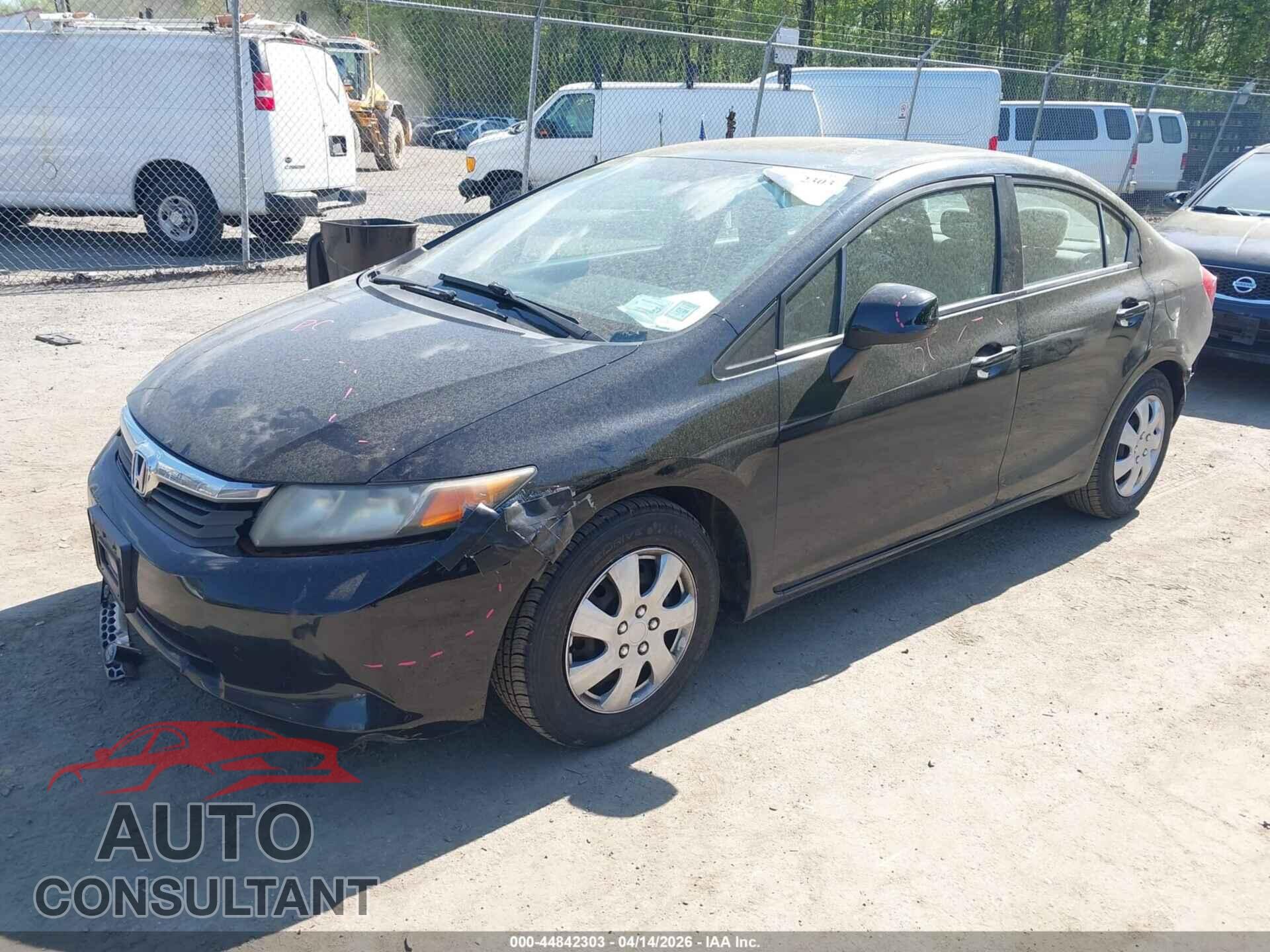 HONDA CIVIC 2012 - 2HGFB2F57CH588354
