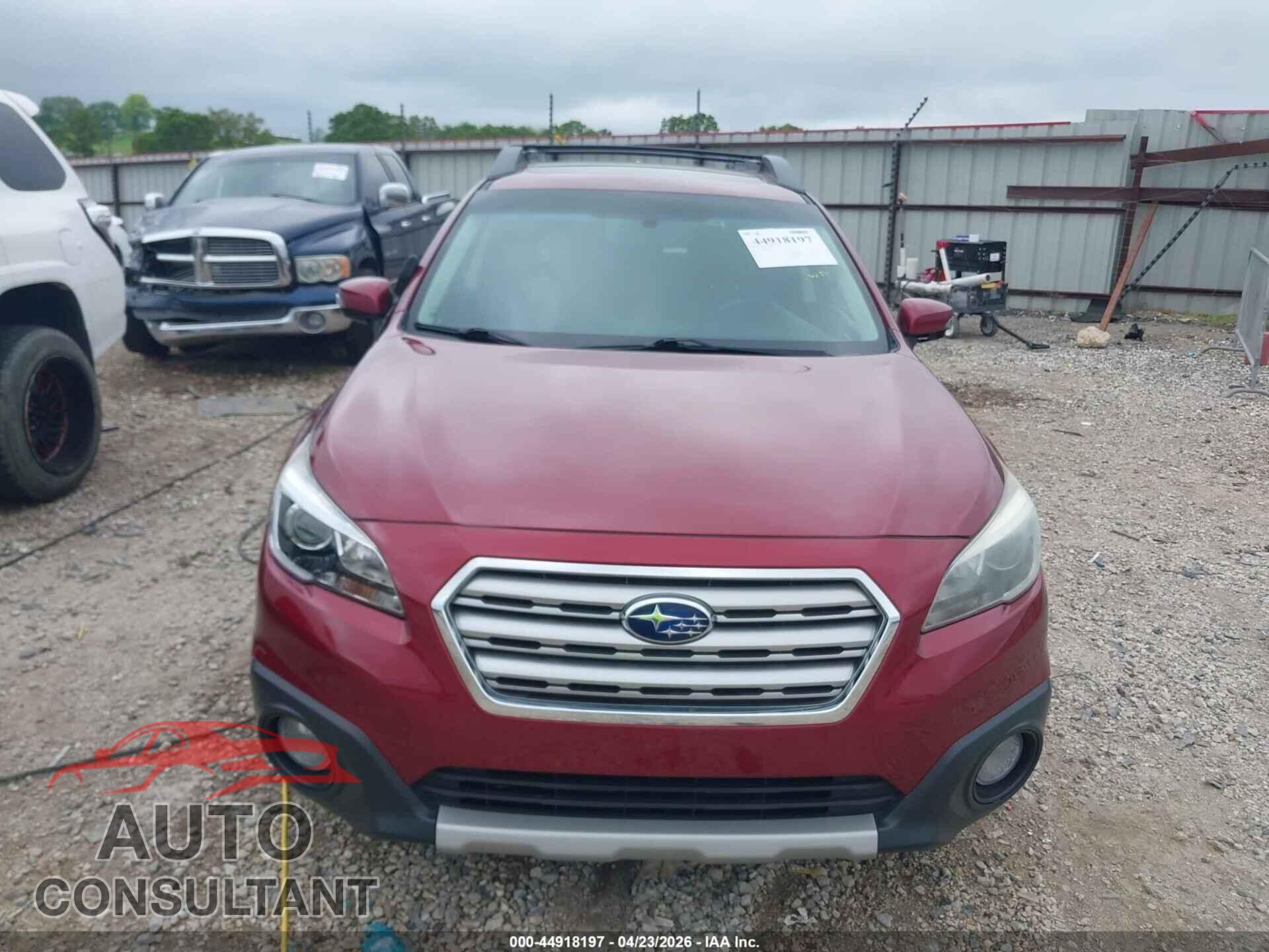 SUBARU OUTBACK 2017 - 4S4BSAKC6H3214822