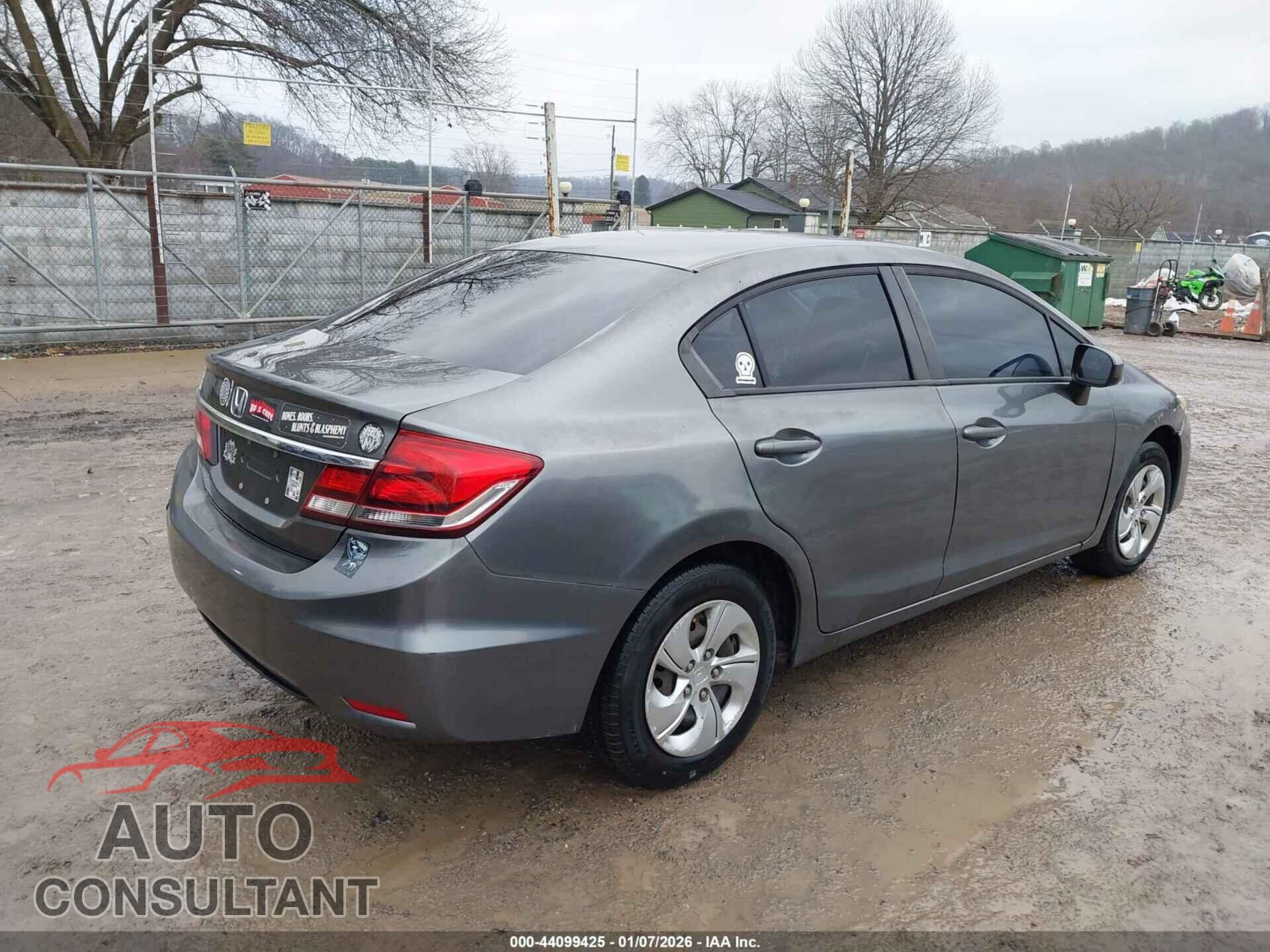 HONDA CIVIC 2013 - 2HGFB2F50DH599827