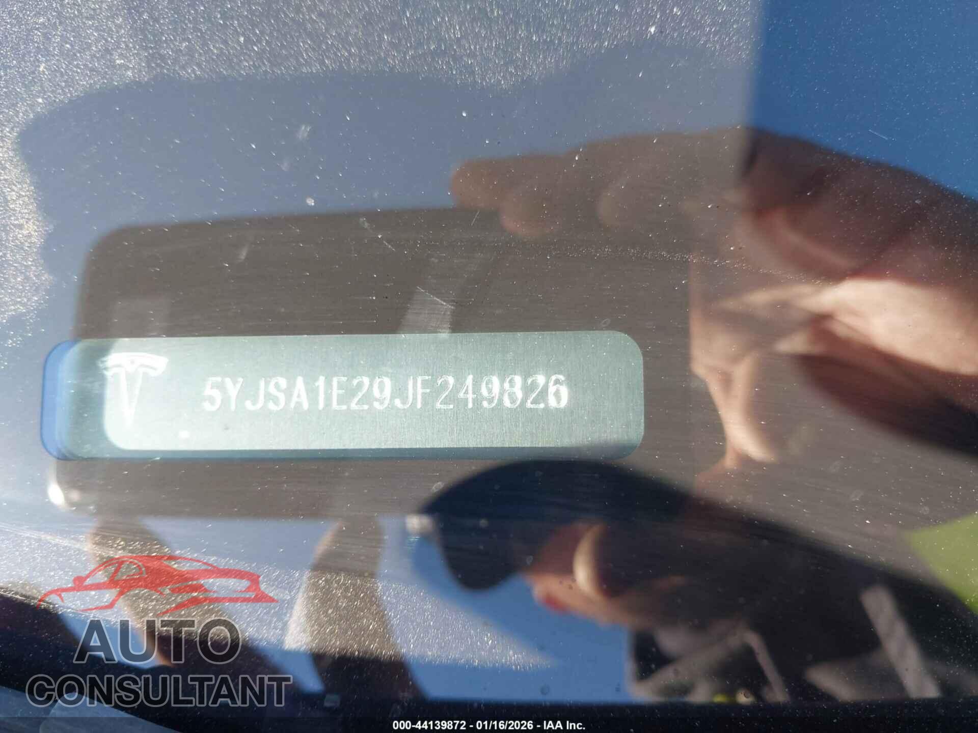 TESLA MODEL S 2018 - 5YJSA1E29JF249826