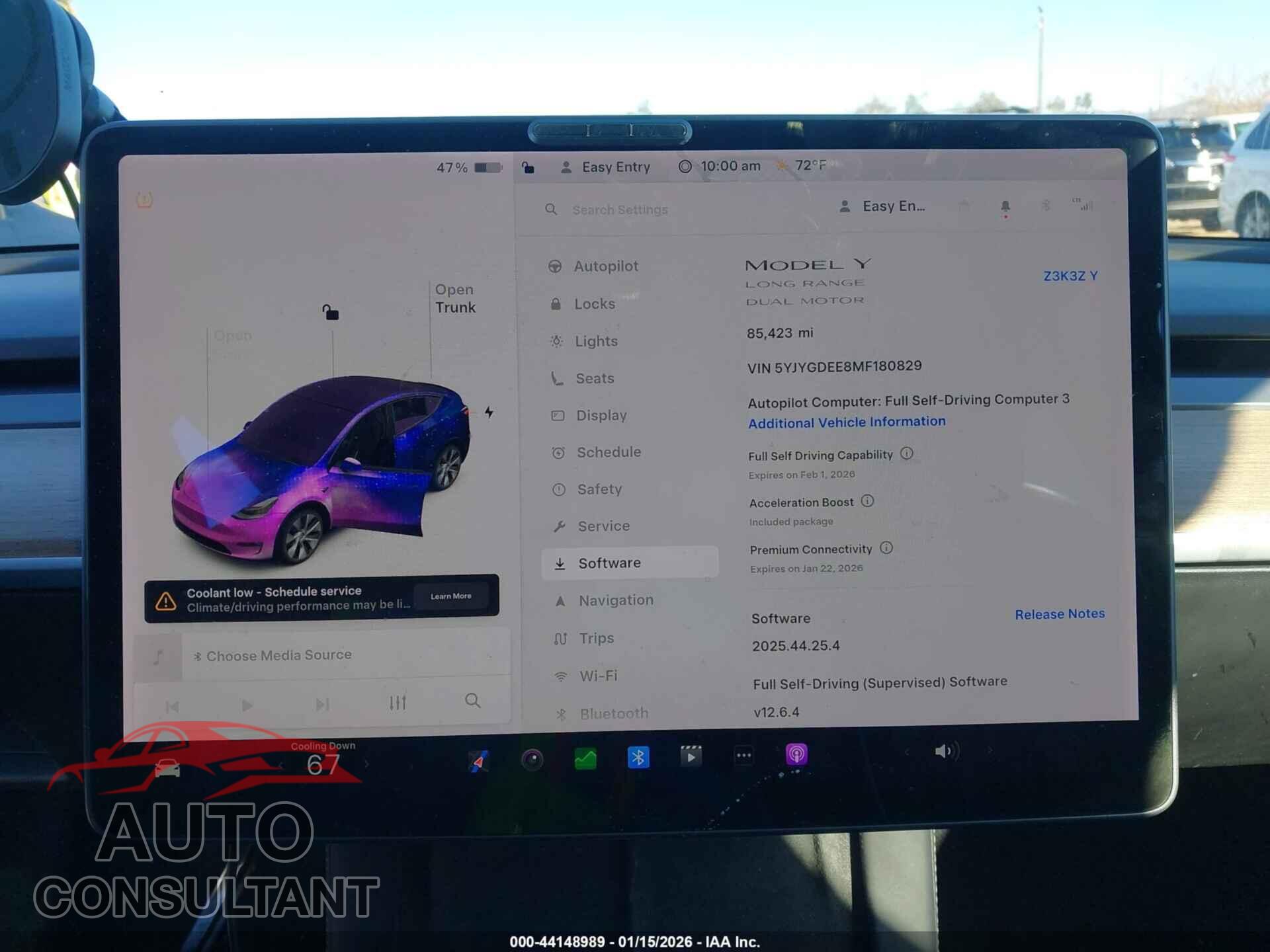 TESLA MODEL Y 2021 - 5YJYGDEE8MF180829