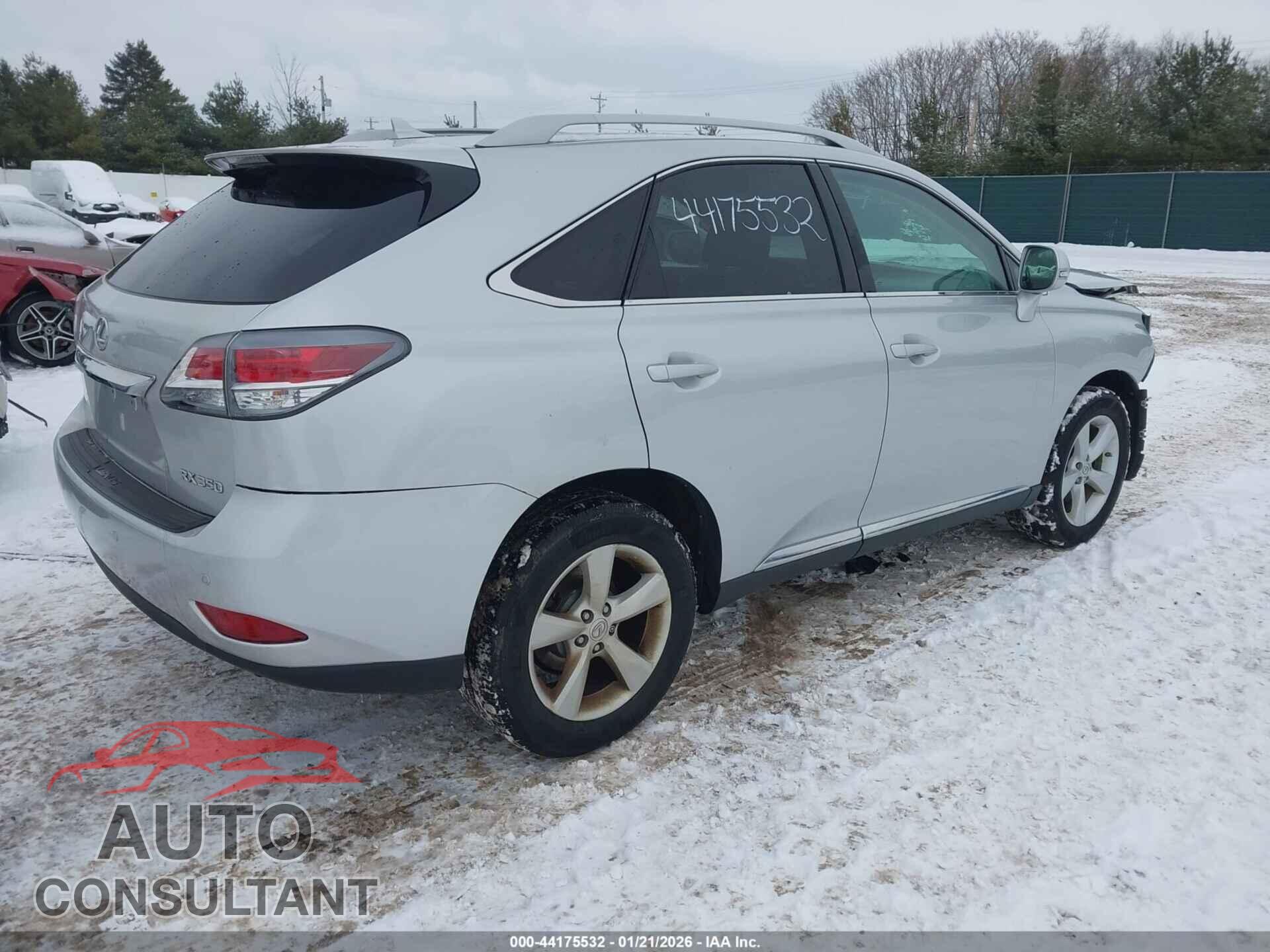 LEXUS RX 350 2013 - 2T2BK1BA6DC164584