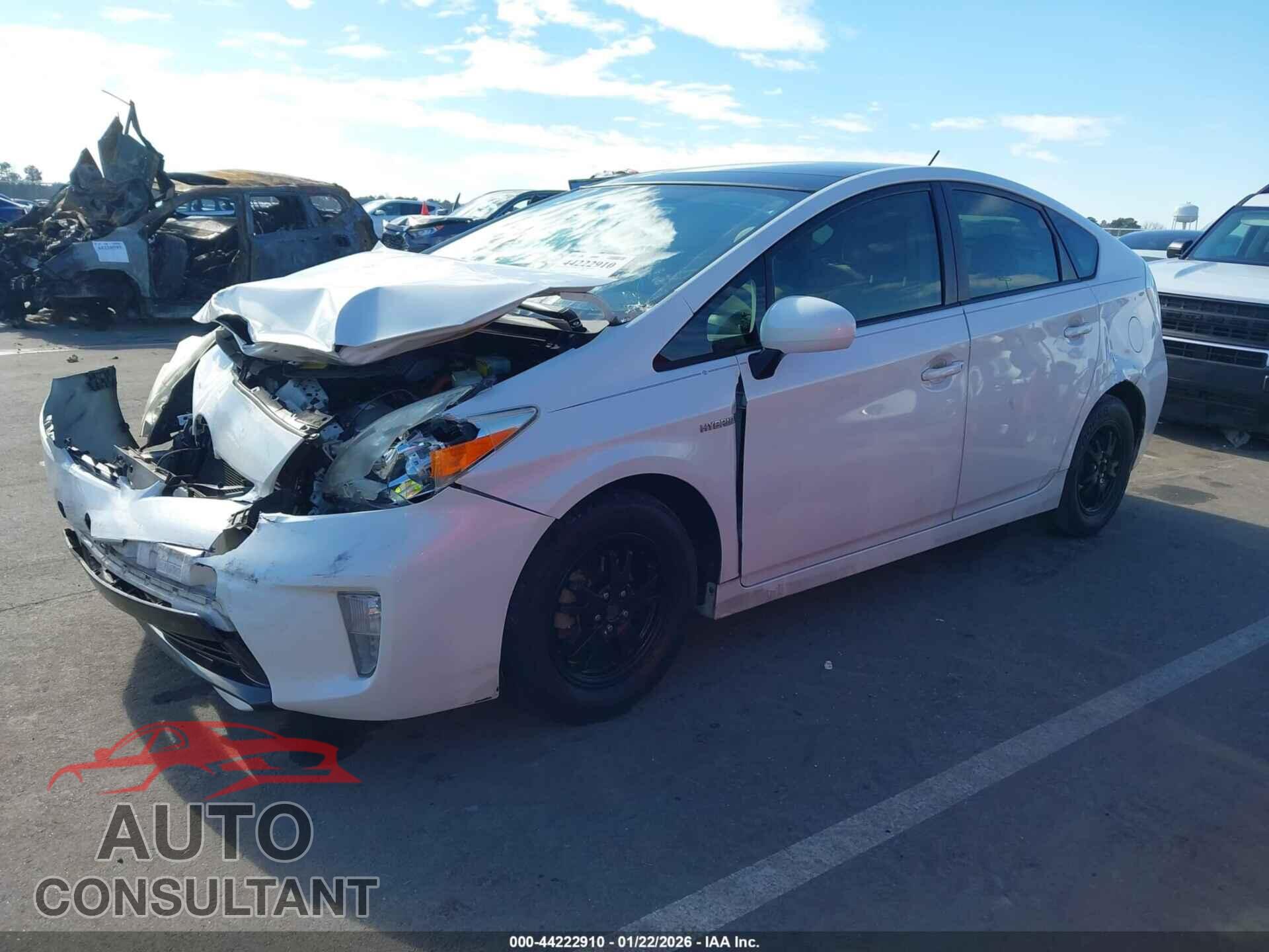 TOYOTA PRIUS 2012 - JTDKN3DU2C5489758