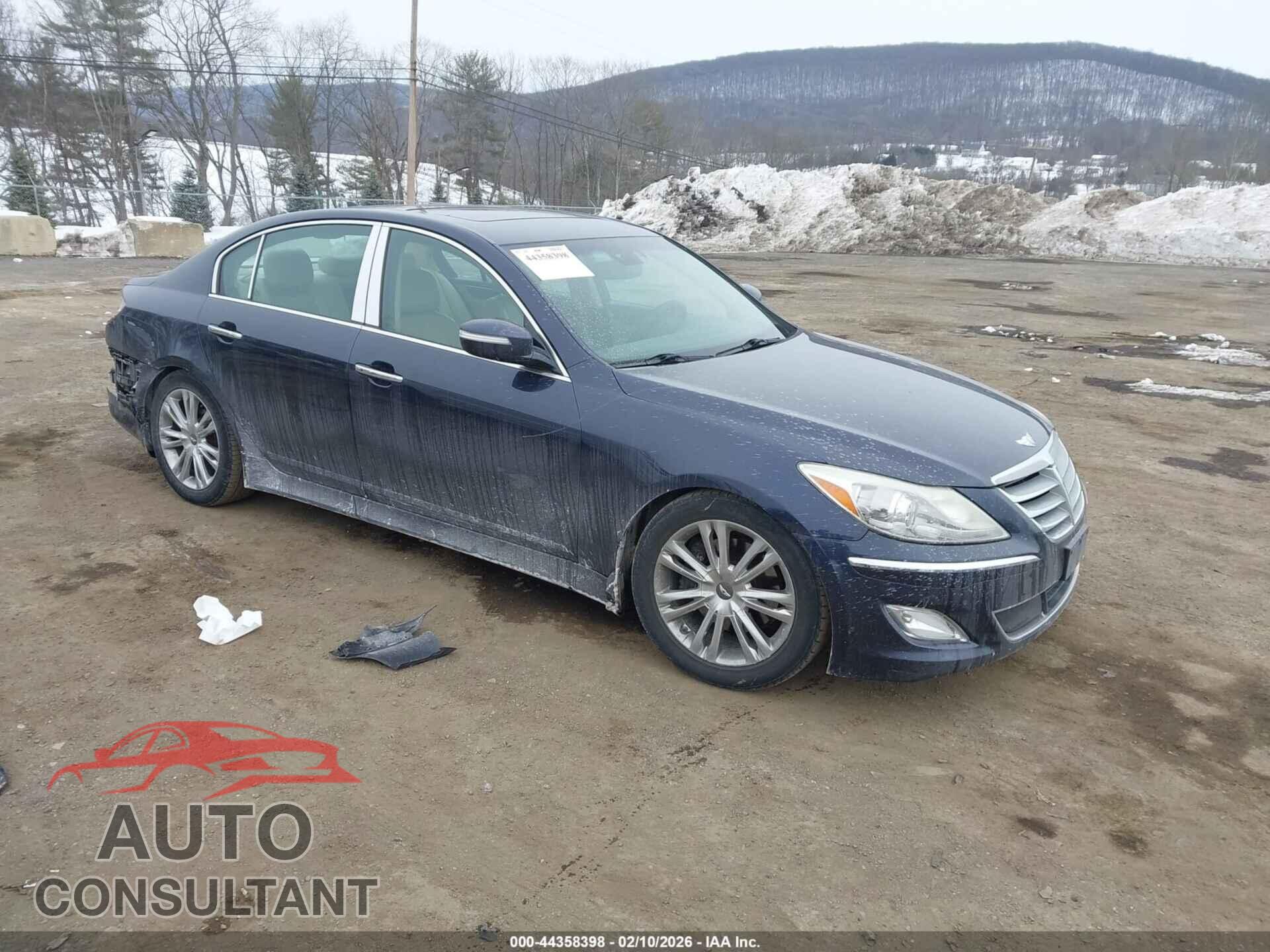 HYUNDAI GENESIS 2012 - KMHGC4DD6CU203607