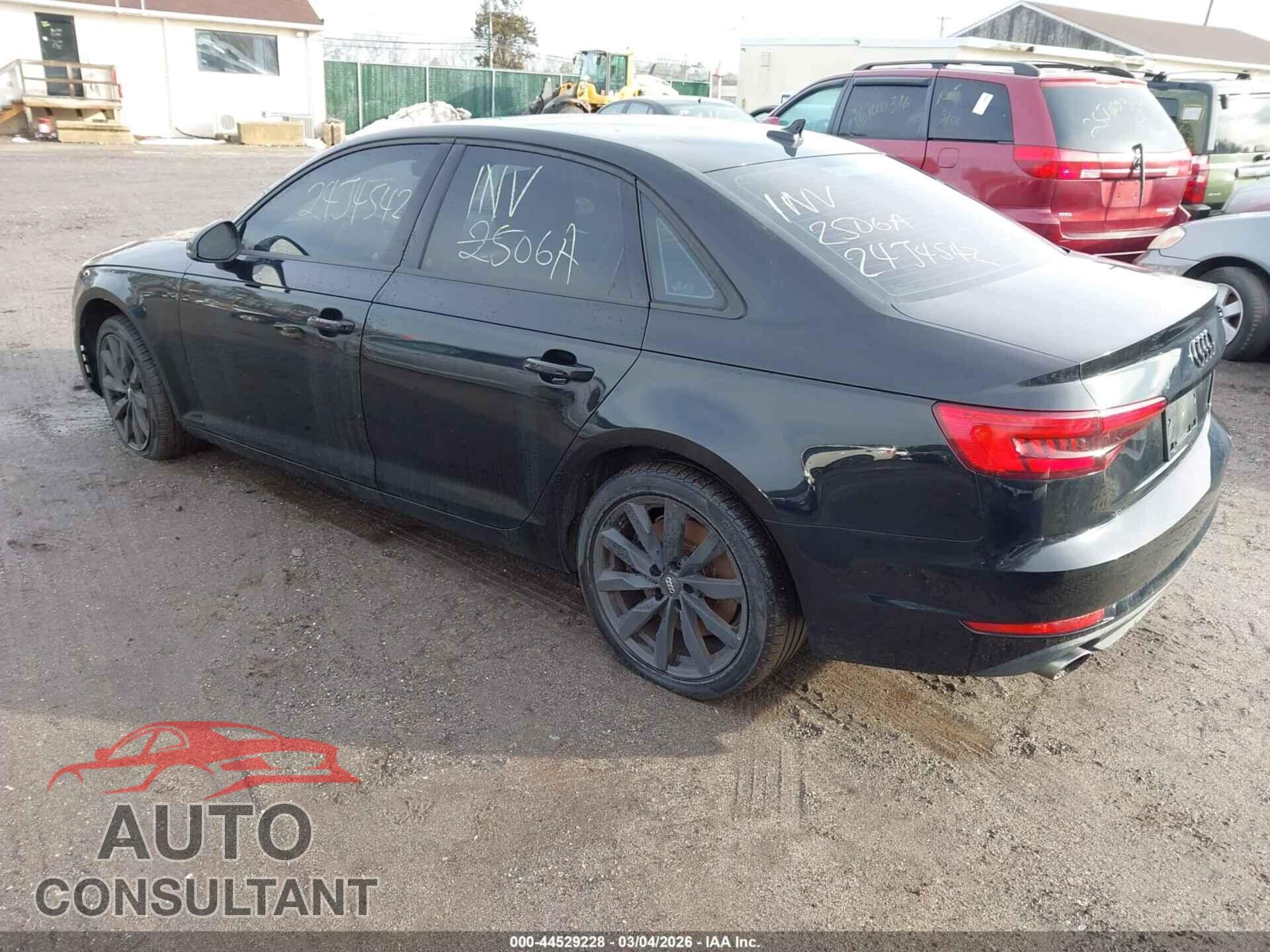 AUDI A4 2017 - WAUANAF48HN030512