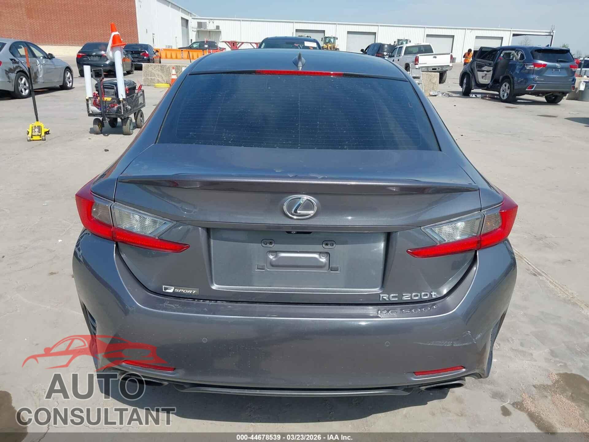 LEXUS RC 200T 2017 - JTHHA5BC2H5005251