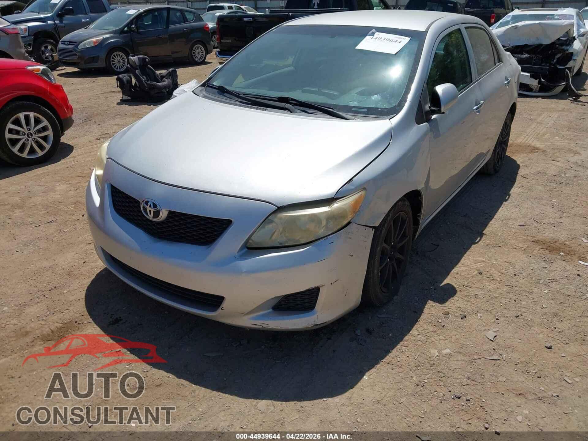 TOYOTA COROLLA 2009 - JTDBL40E199029521