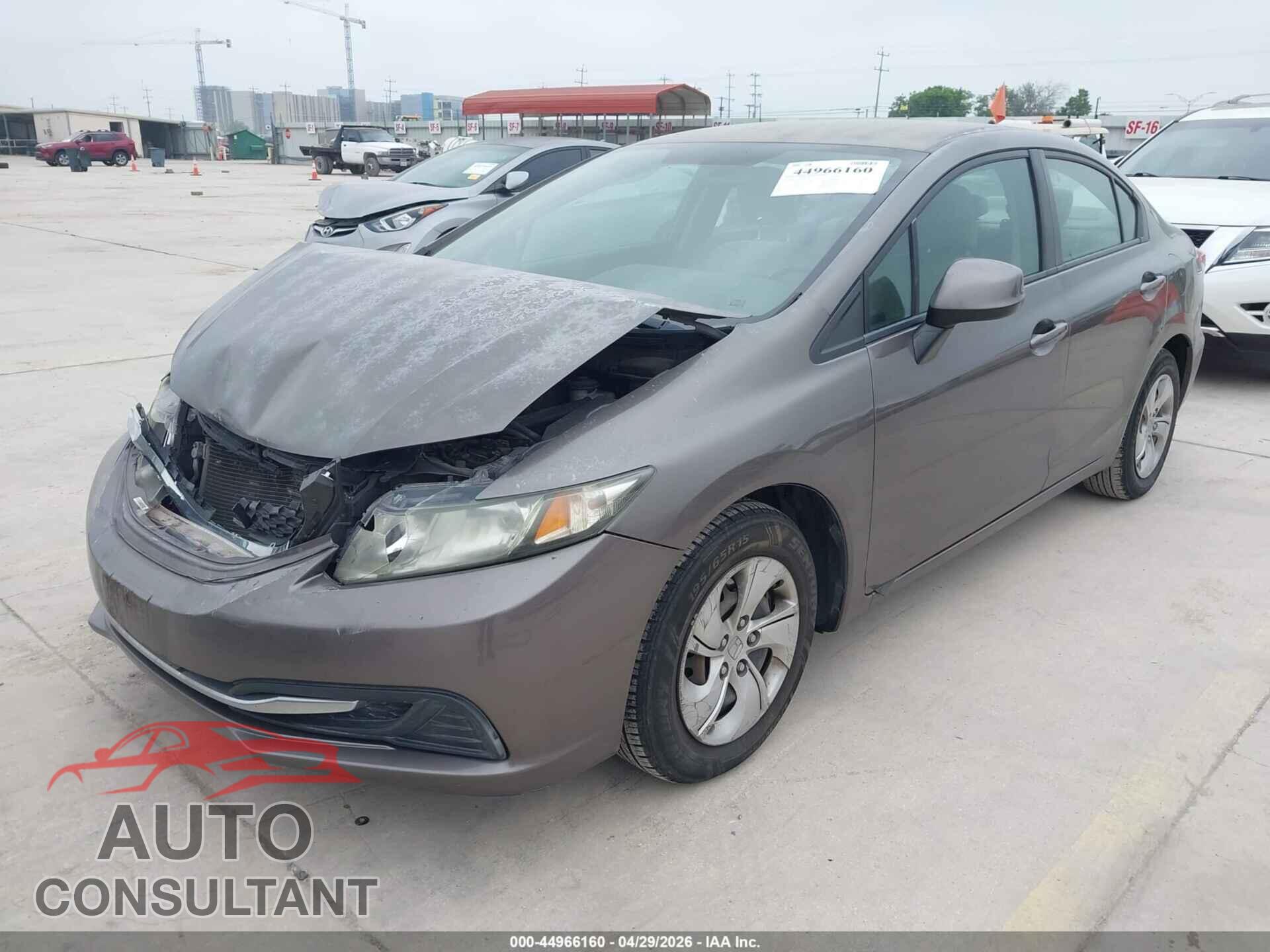 HONDA CIVIC 2013 - 2HGFB2F59DH573646